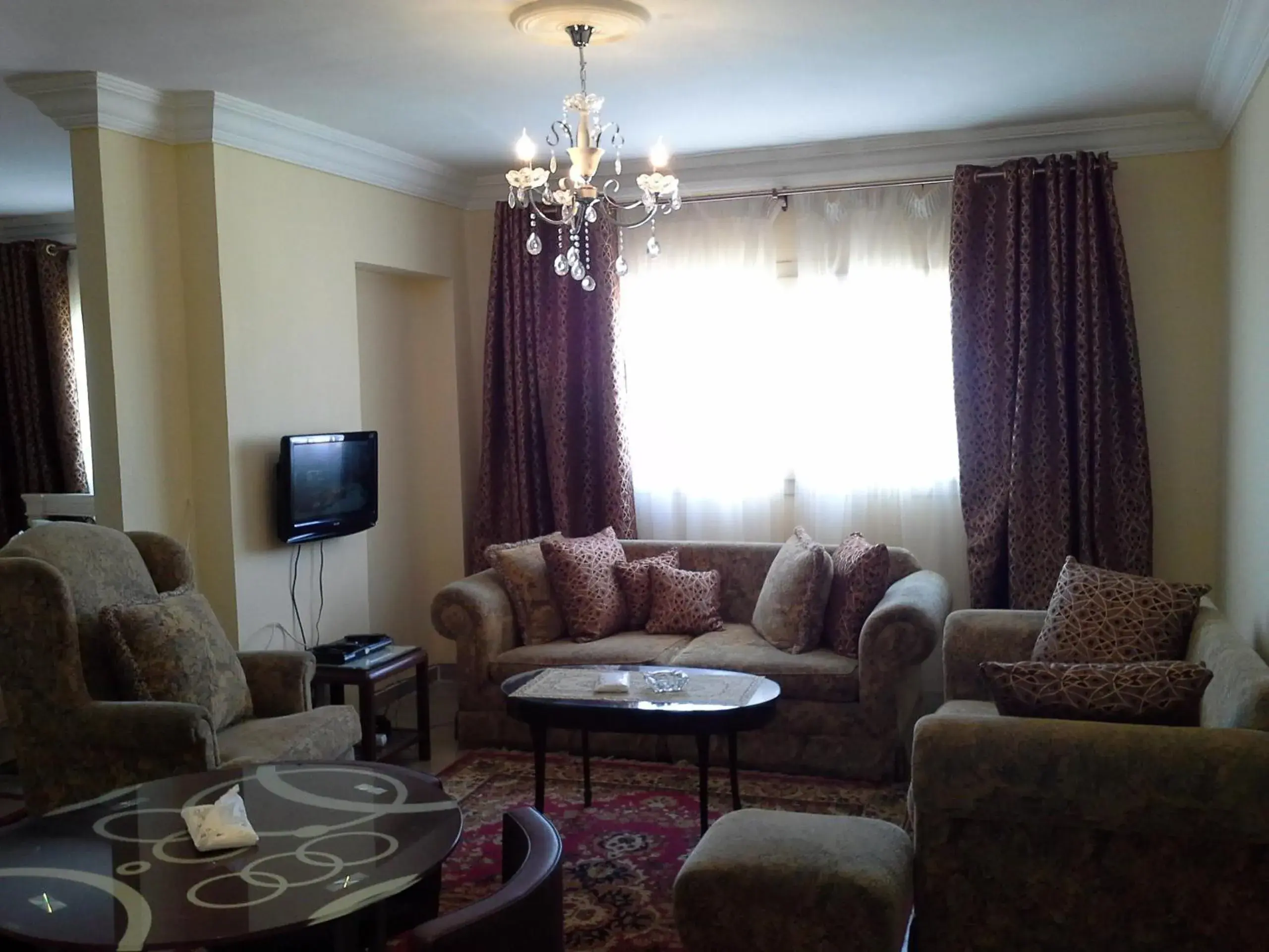 Seating Area in Alexander The Great Hotel