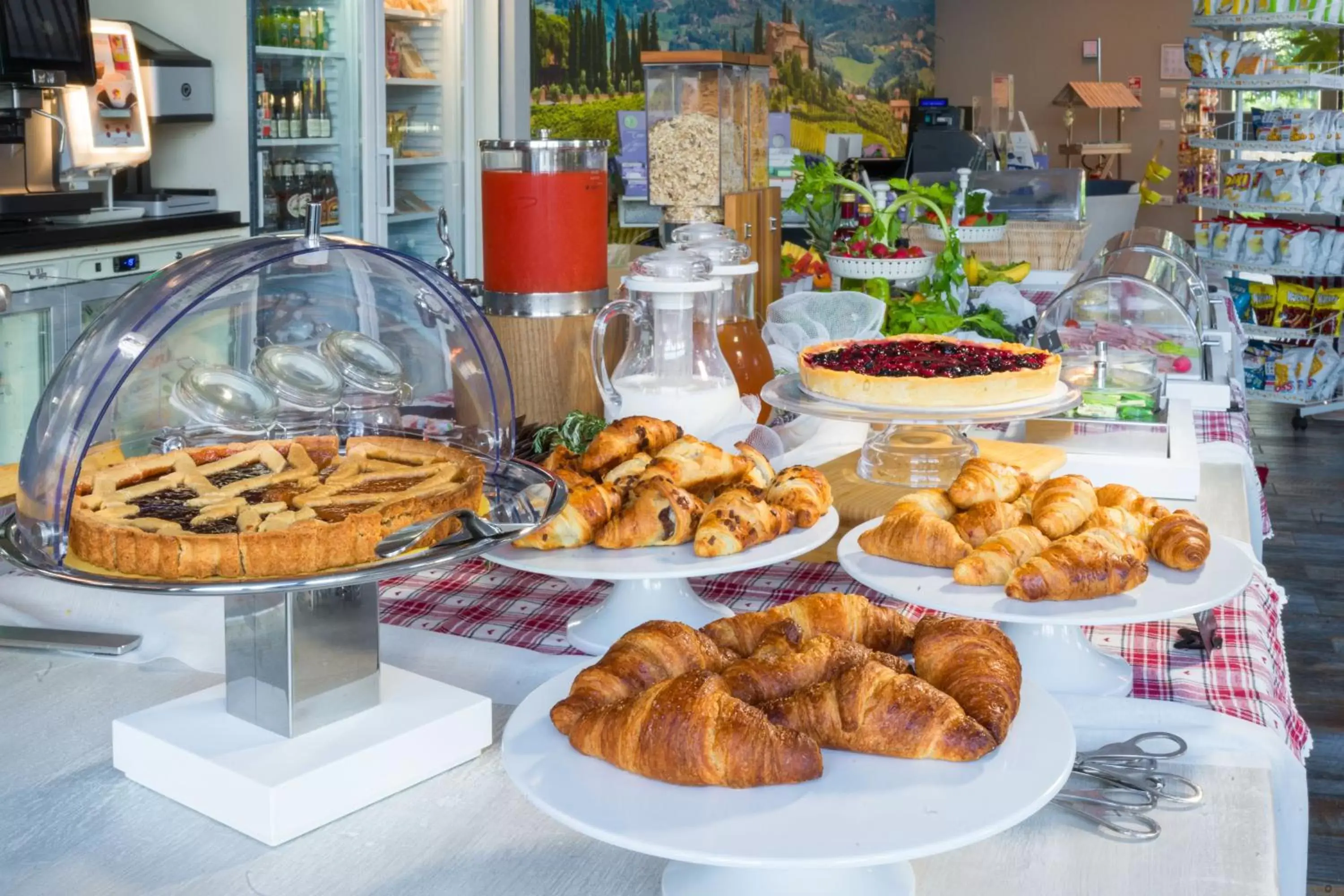 Continental breakfast in Antico Podere San Francesco