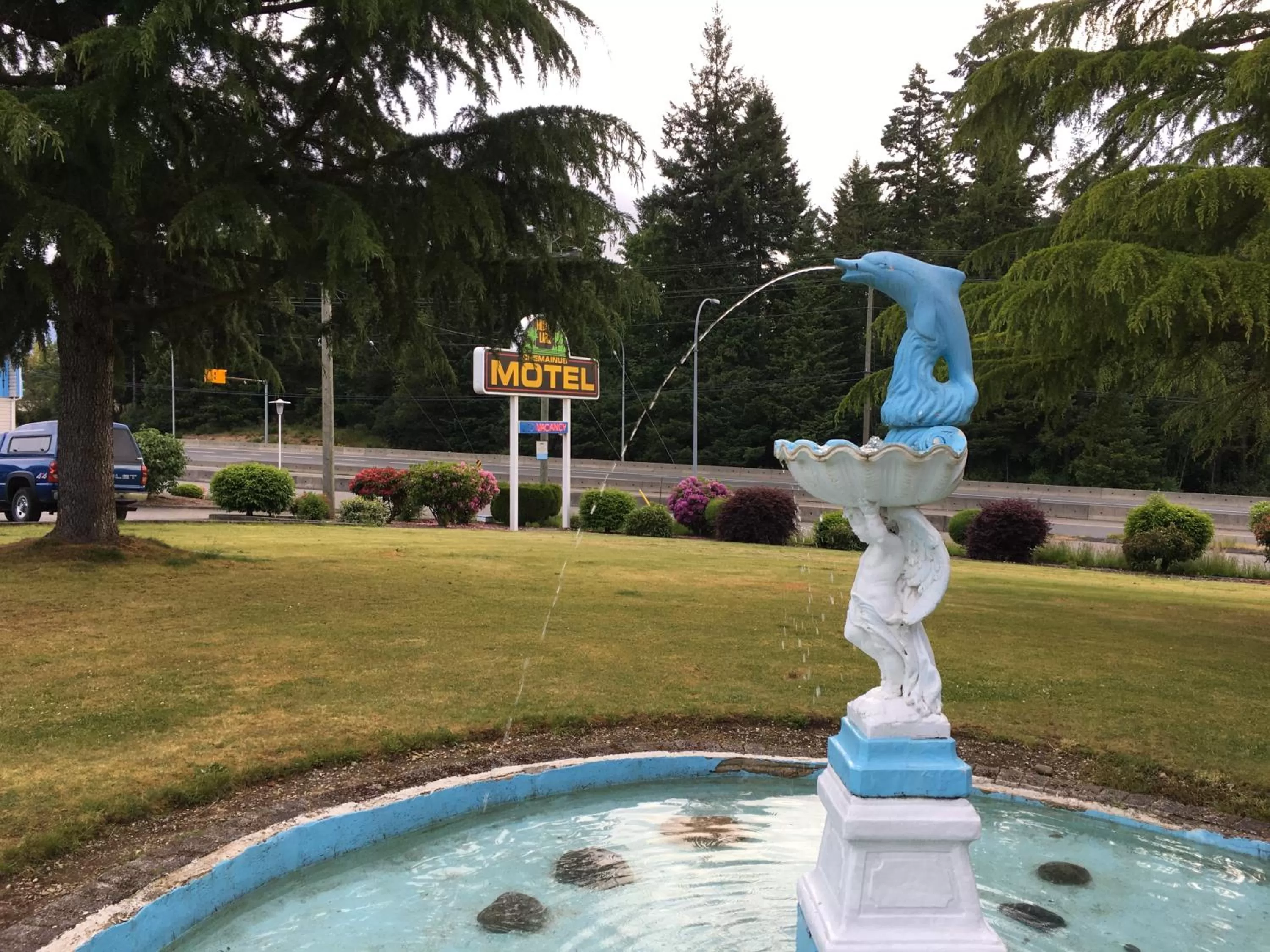 Garden view in Fuller Lake Chemainus Motel