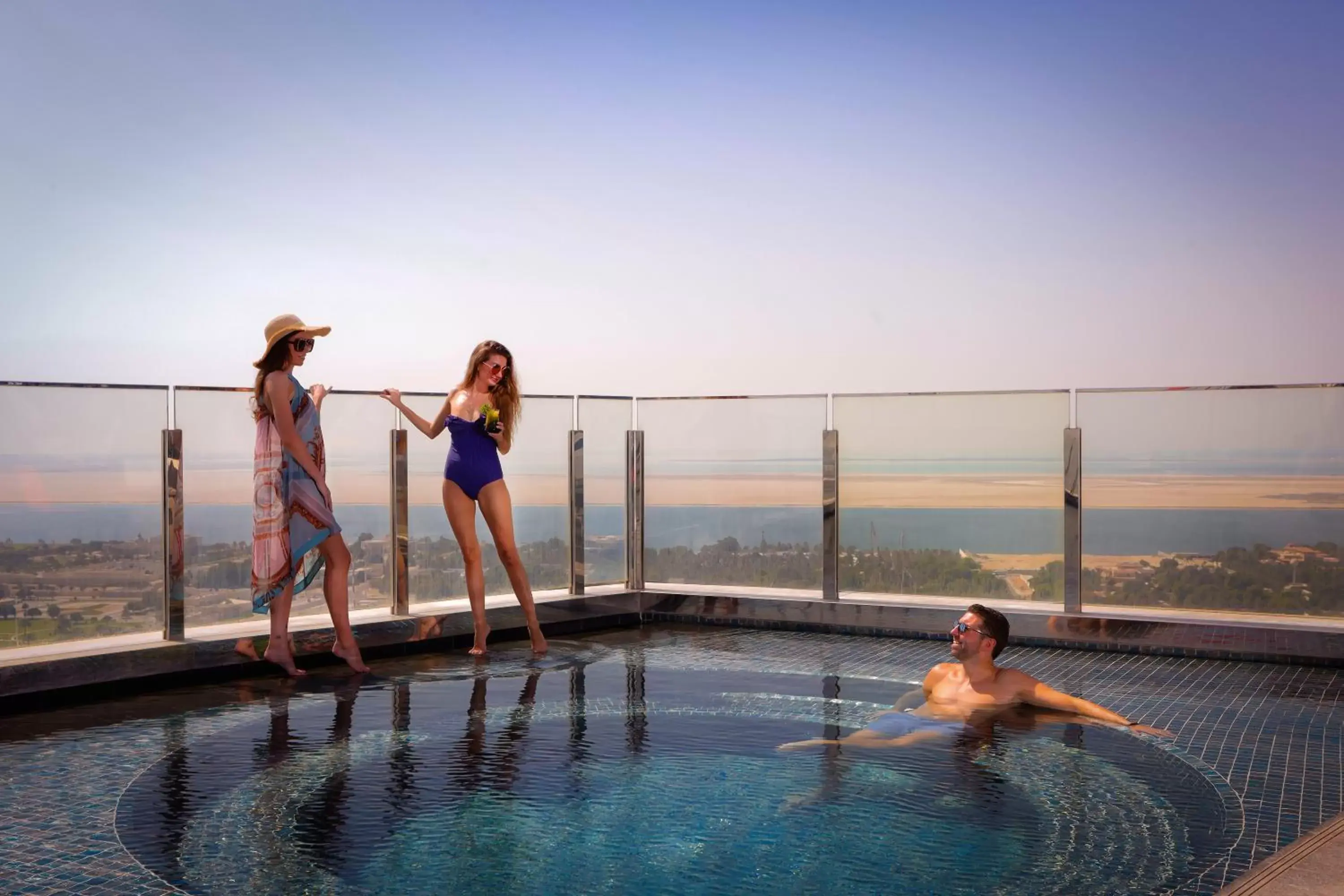 Day, Swimming Pool in Andaz Capital Gate Abu Dhabi - a concept by Hyatt