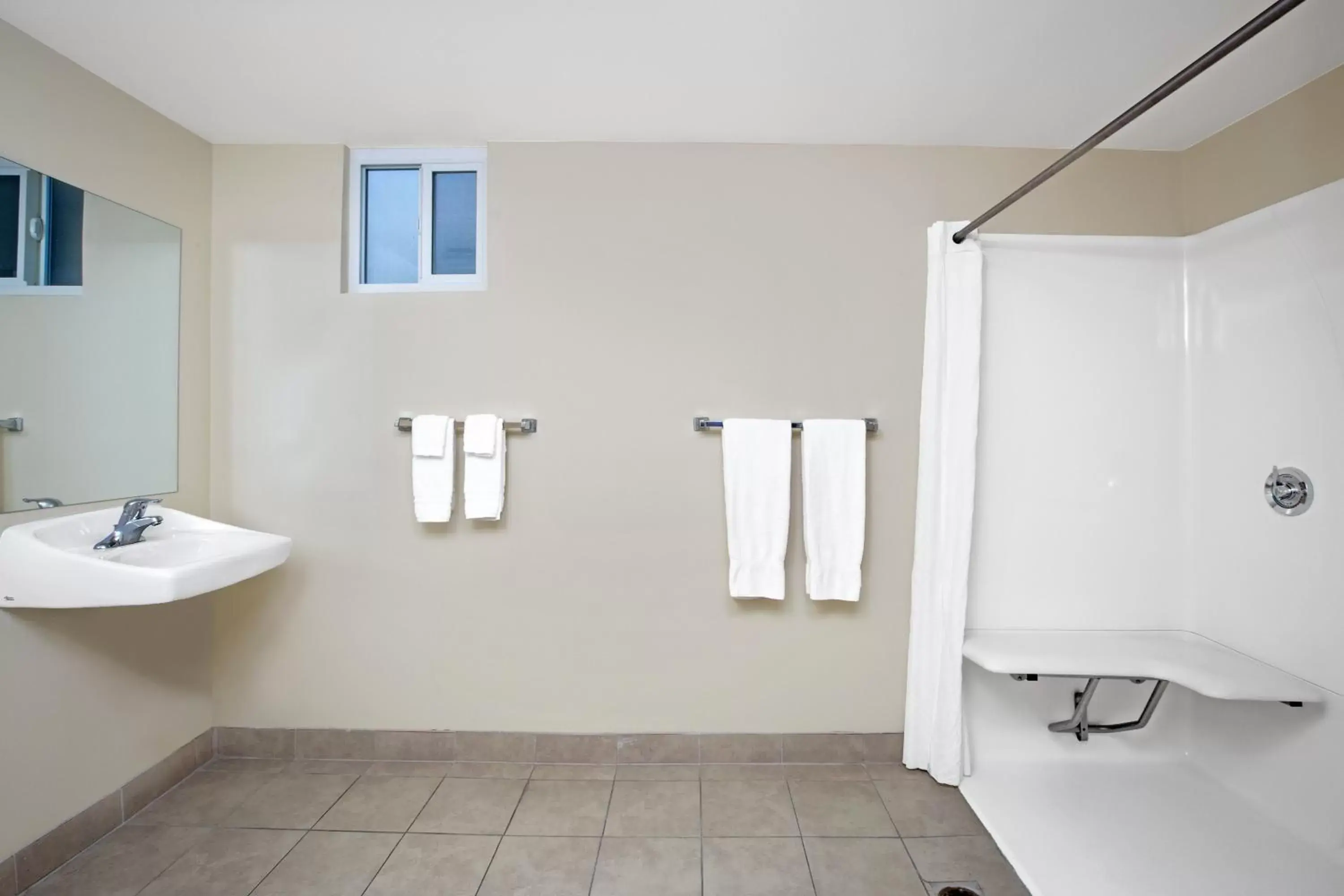 Bathroom in Super 8 by Wyndham Los Angeles-Culver City Area