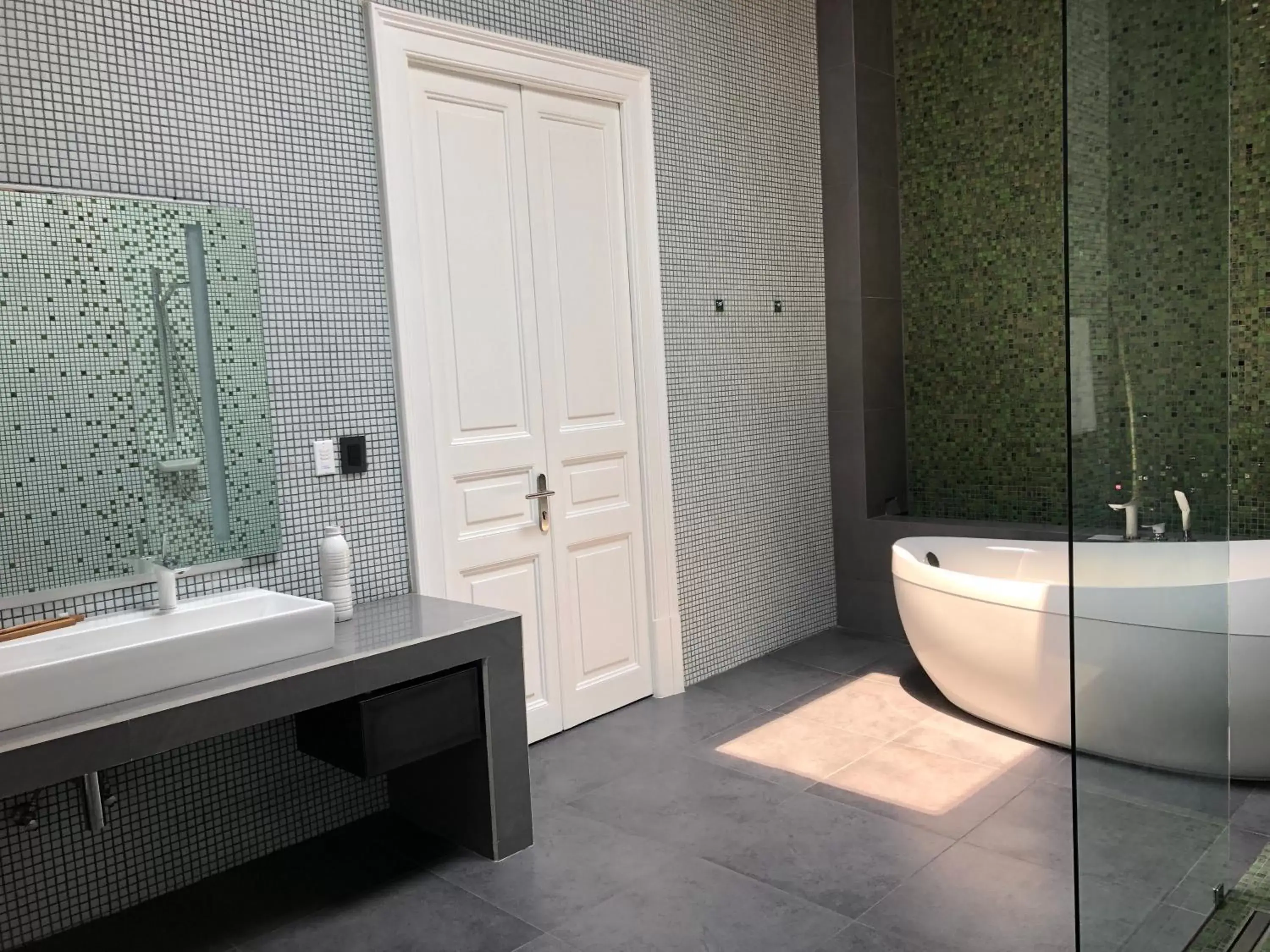 Shower, Bathroom in Mumedi Design Hotel