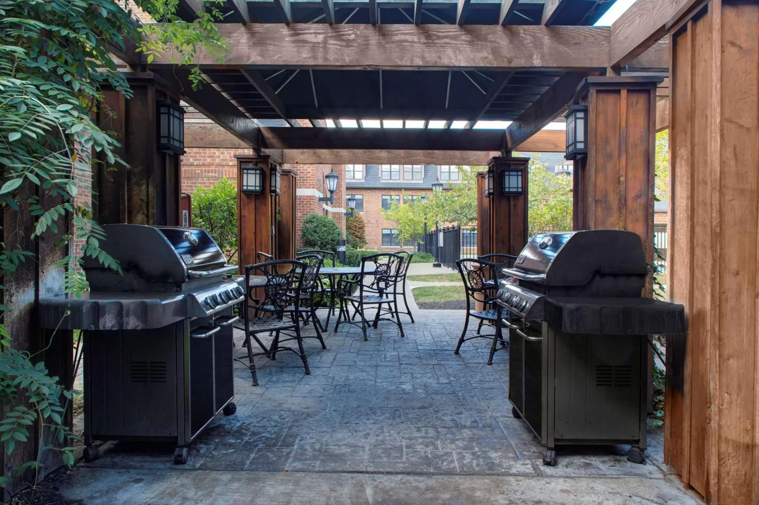 Property building, BBQ Facilities in Hyatt House Parsippany East