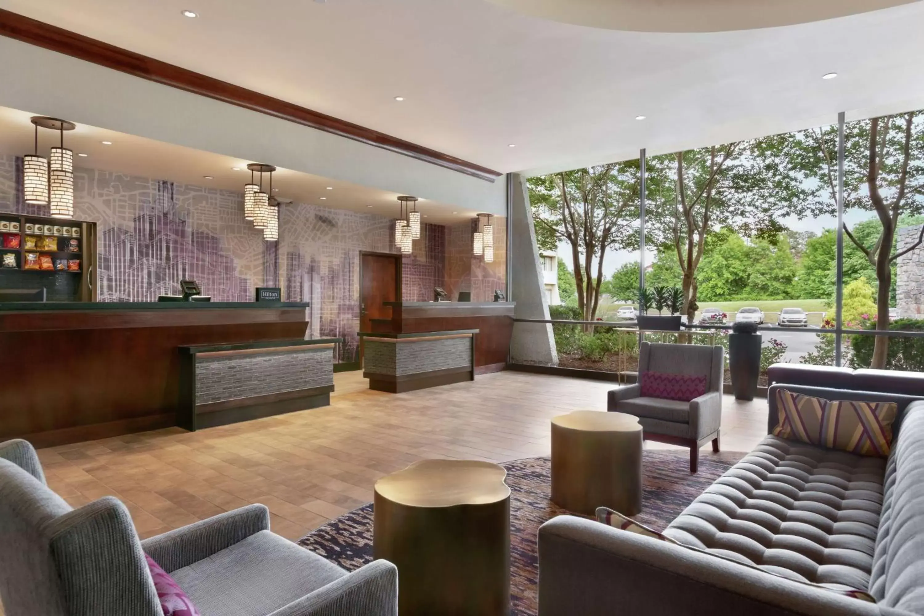 Lobby or reception, Lobby/Reception in DoubleTree by Hilton Atlanta Northeast/Northlake