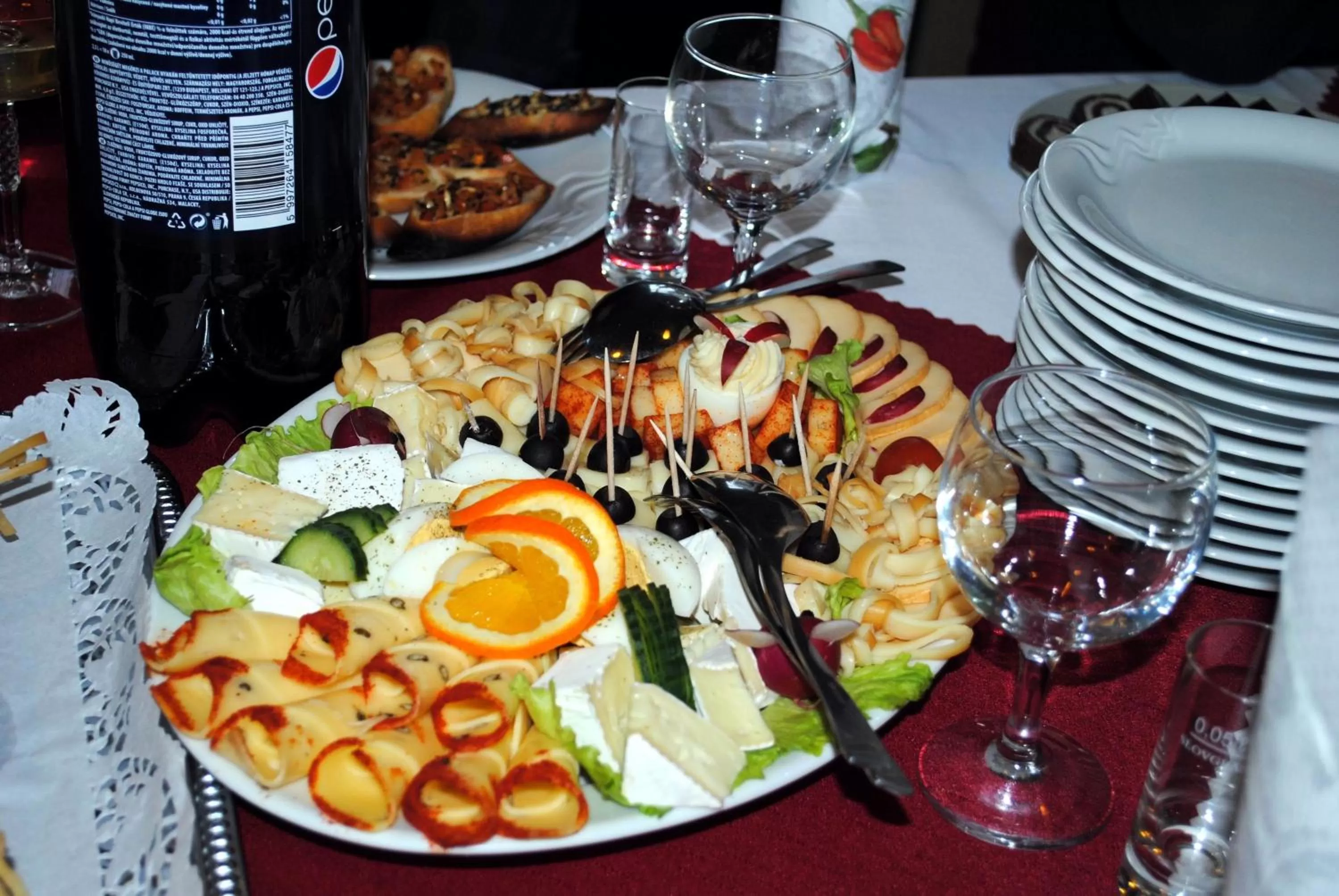 Food and drinks in Penzión Slávia