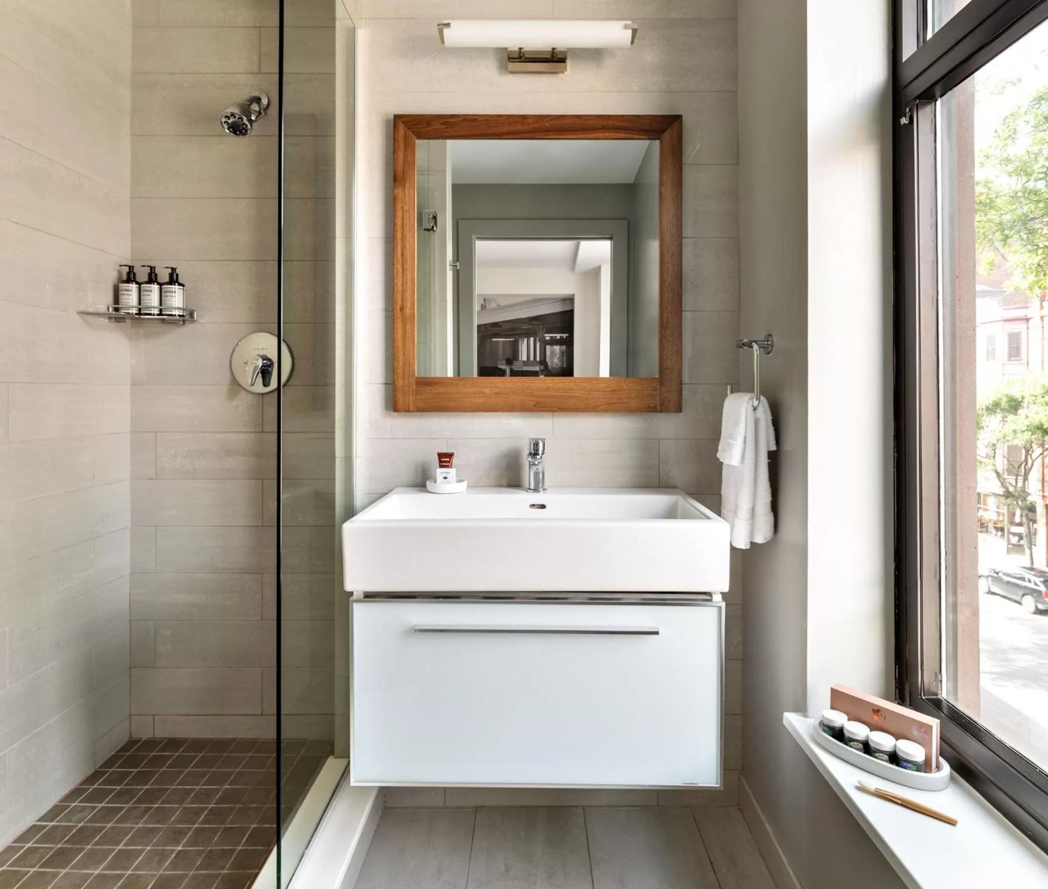 Bathroom in The Revolution Hotel