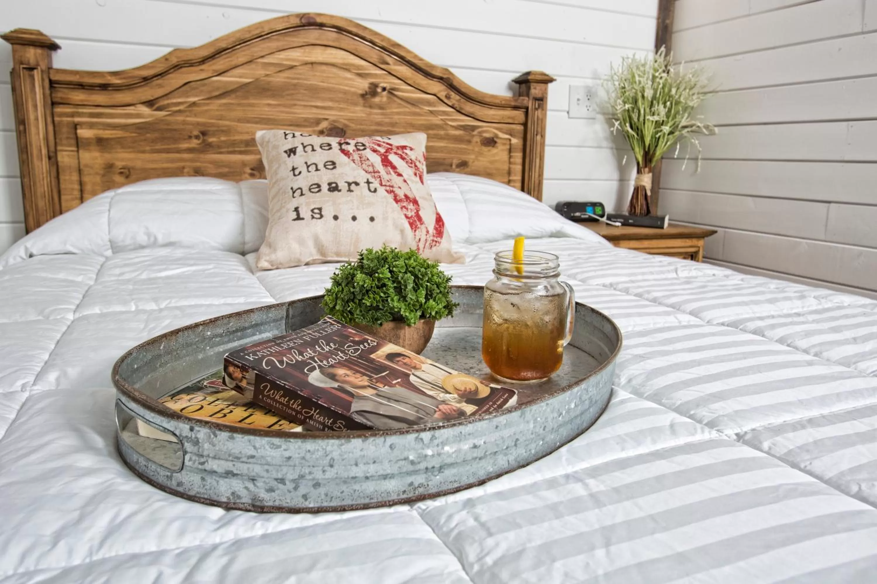Bed in Stateline Cabin