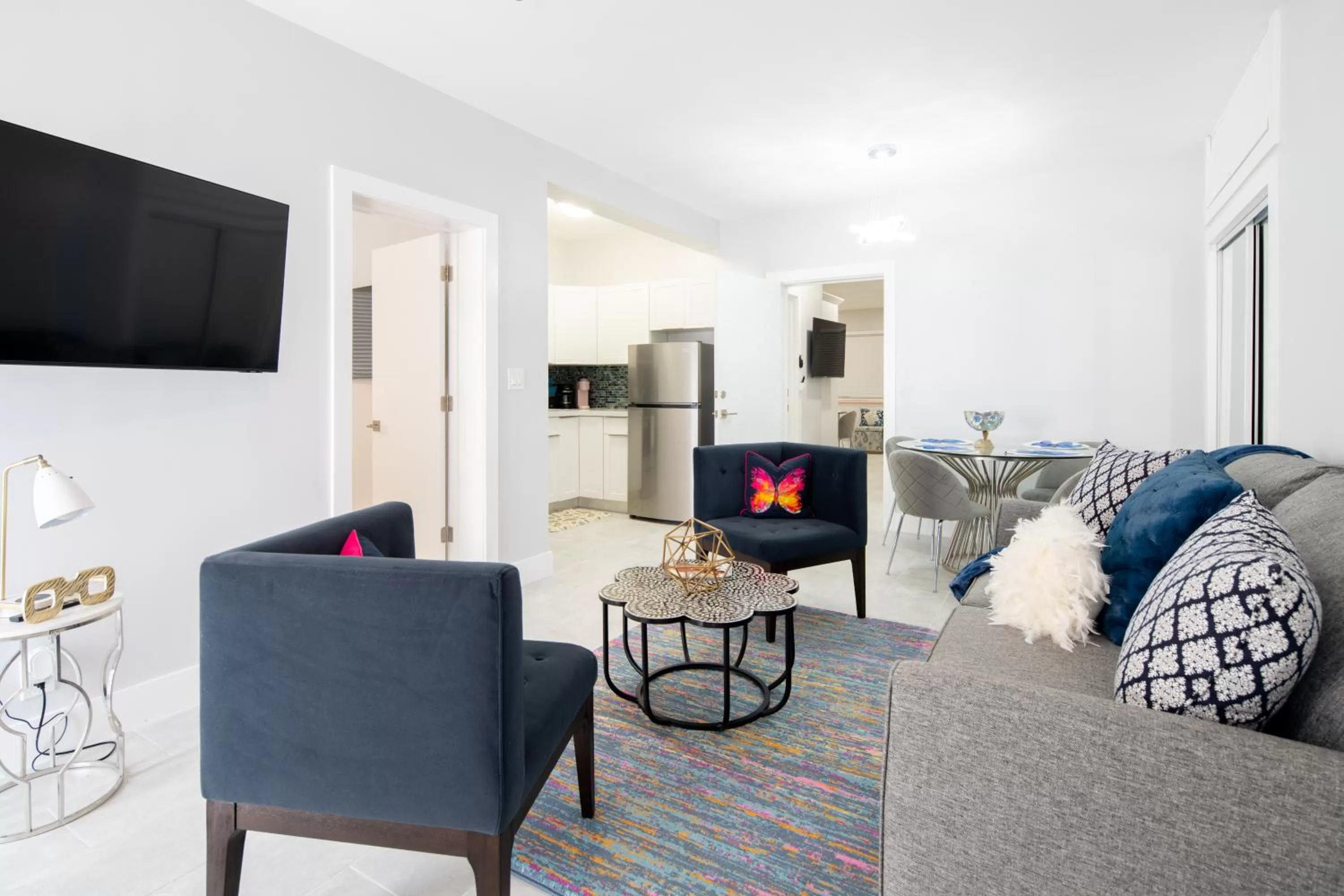 Living room in The Surf Hollywood Beach