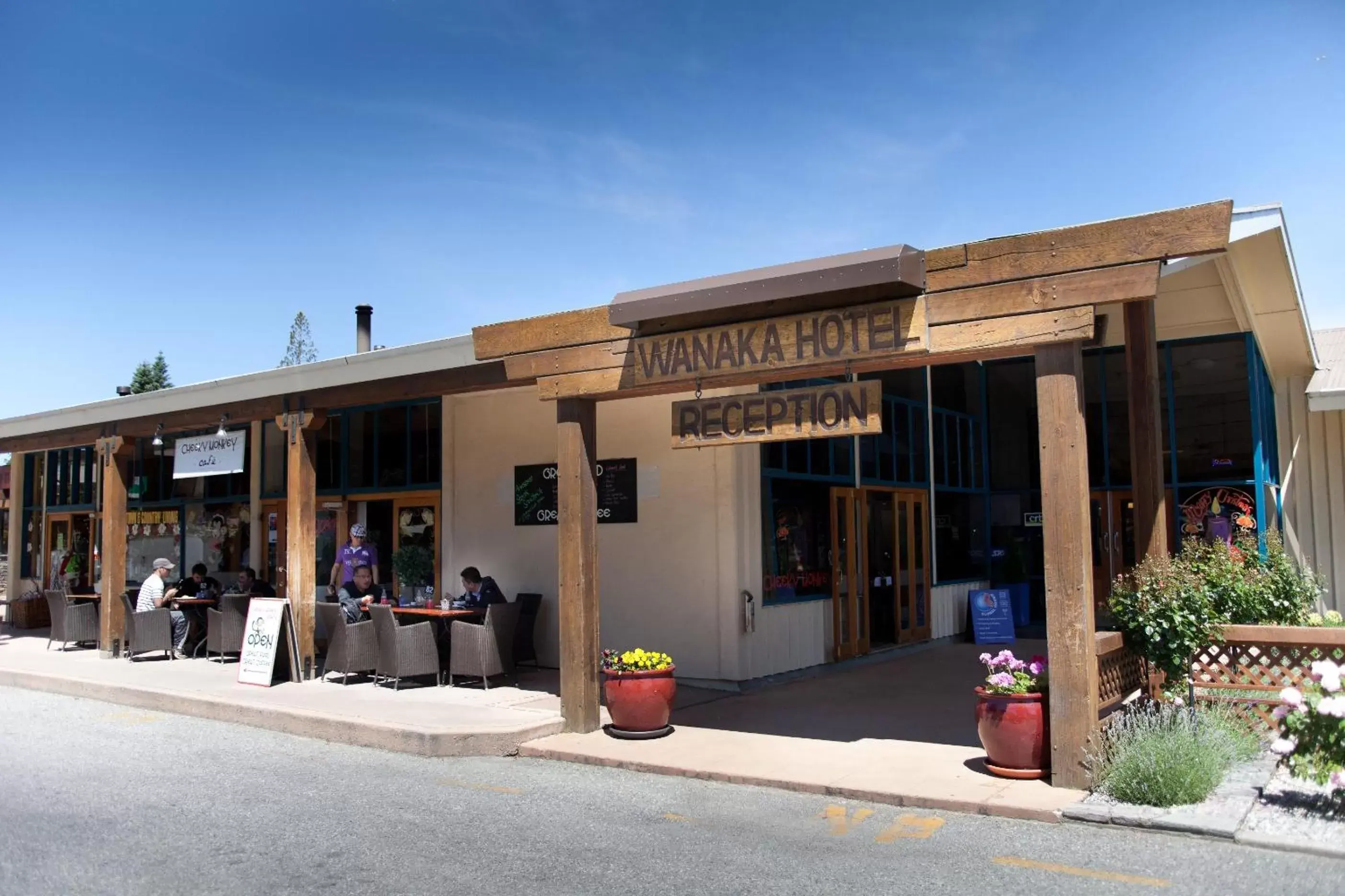 Facade/entrance, Property Building in Wanaka Hotel