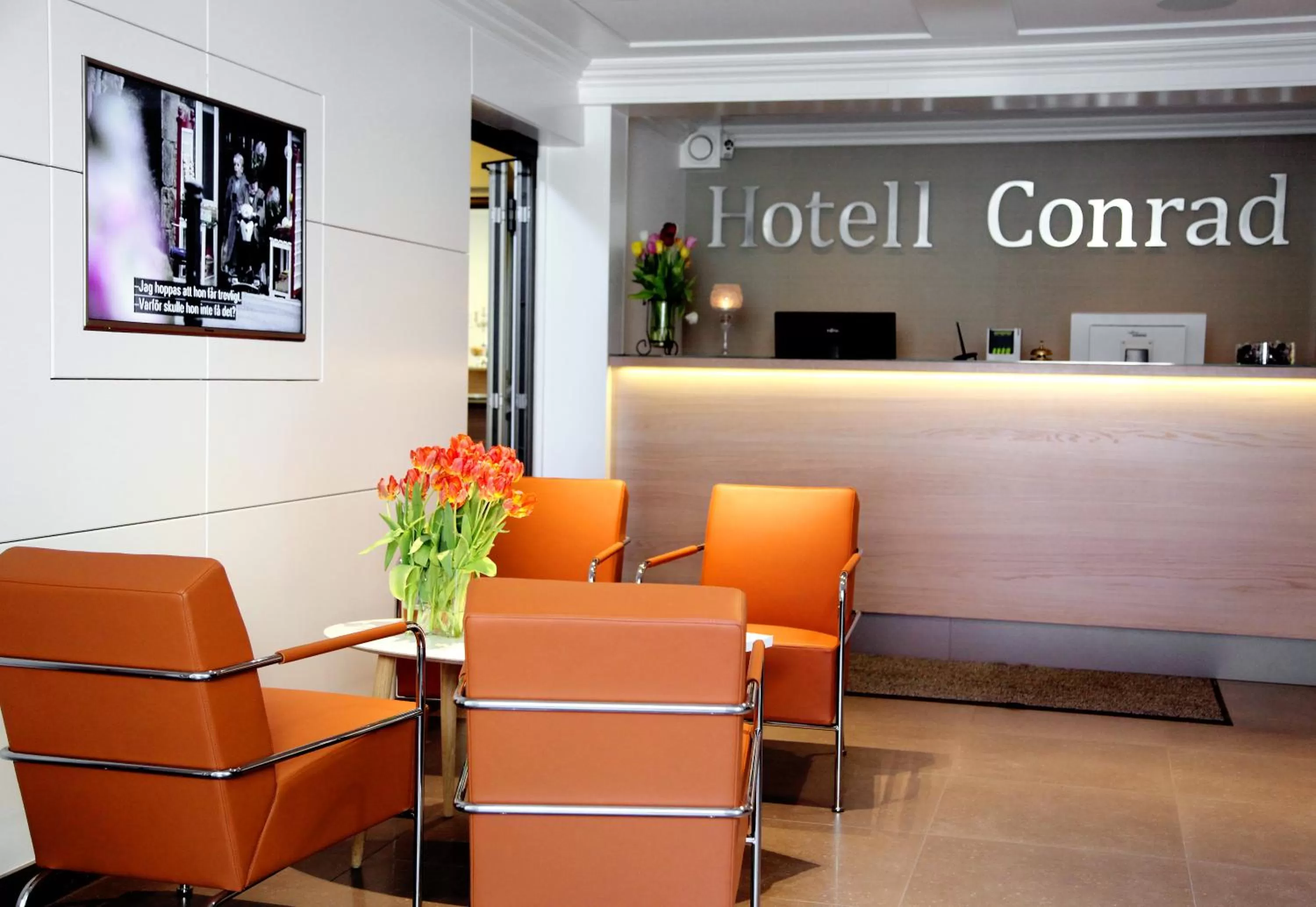 Lobby or reception in Hotell Conrad