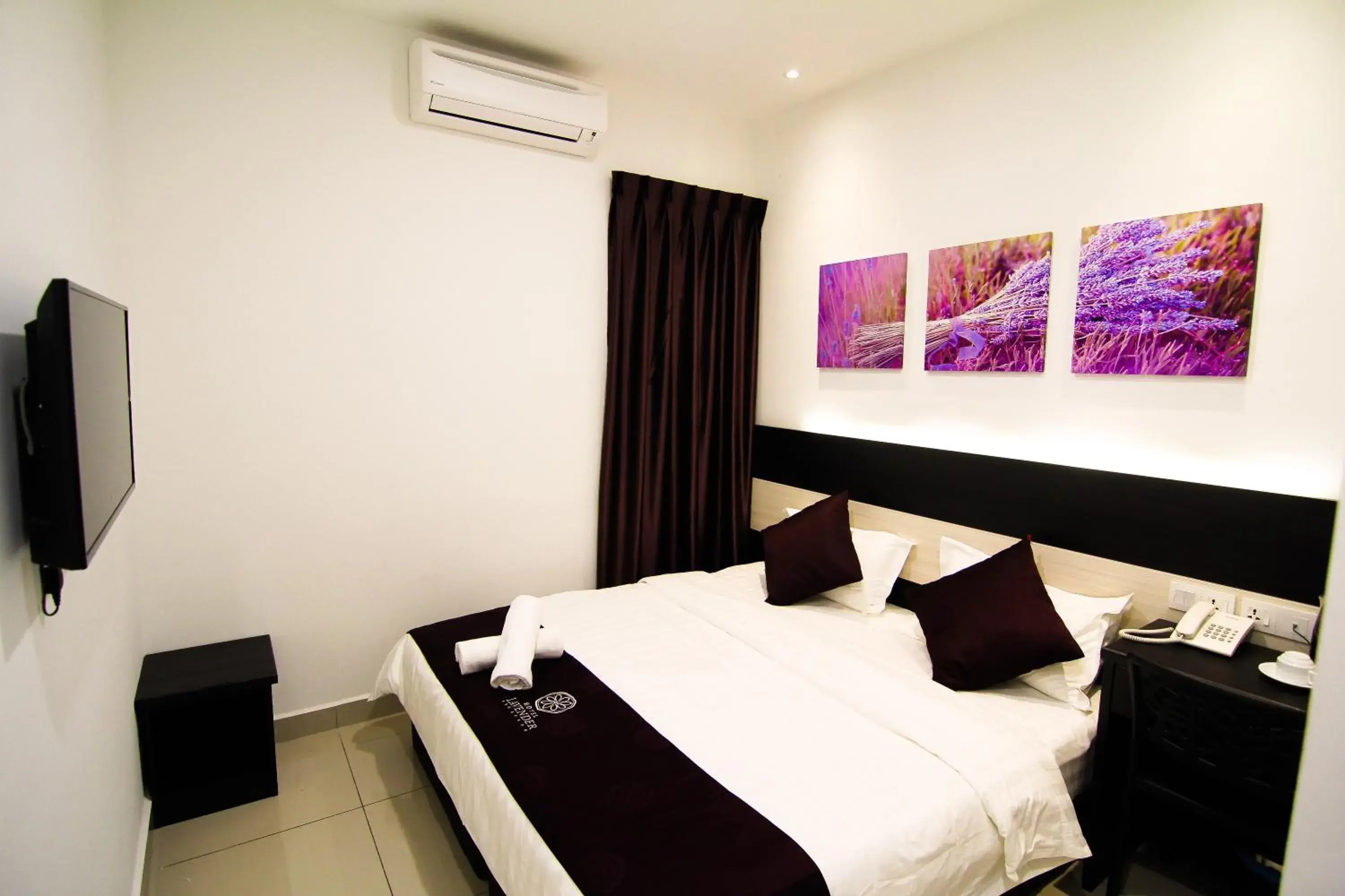 Bed in Hotel Lavender Senawang