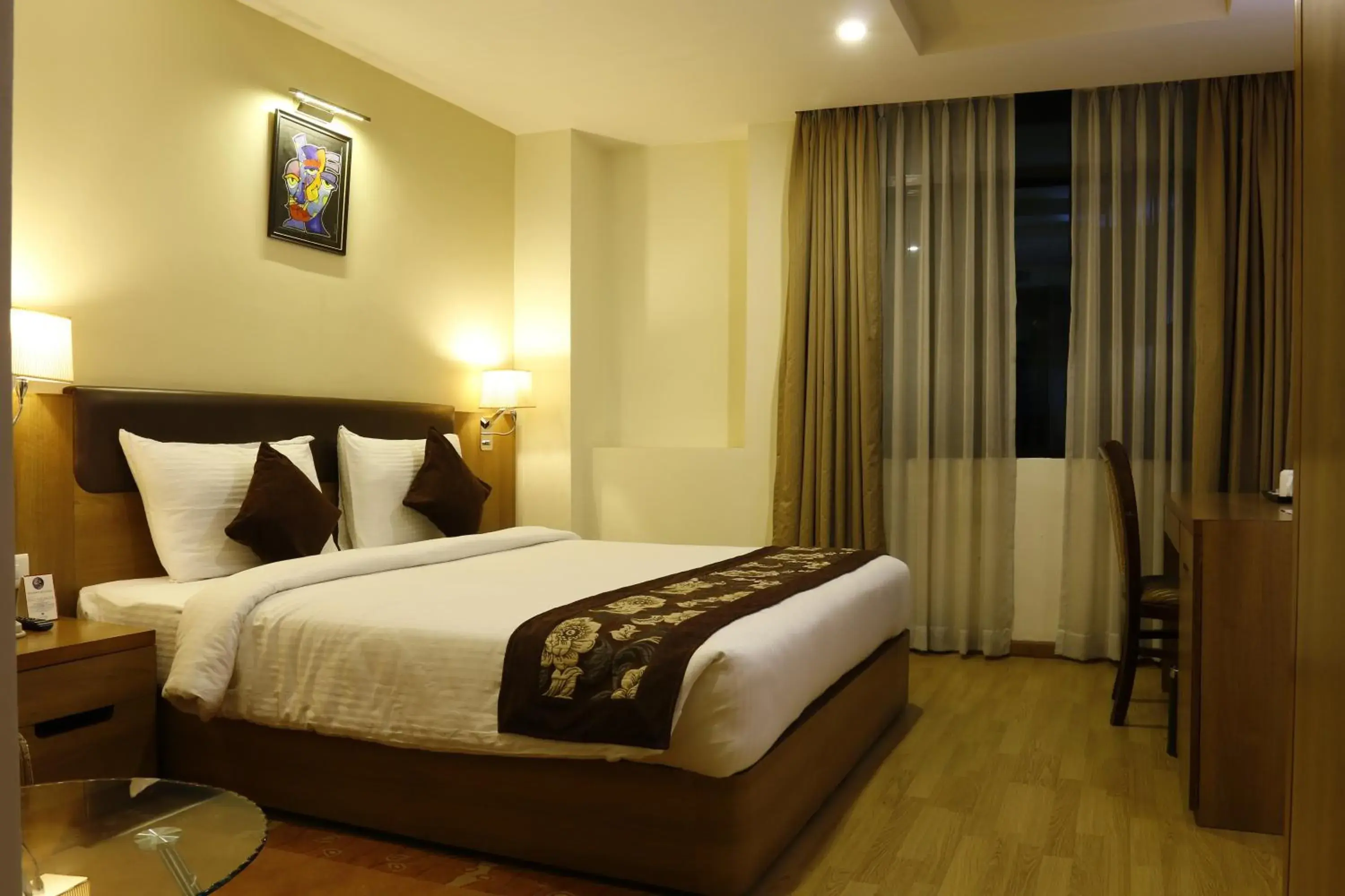 Bed in Hotel Mirage Regency Bed in Hotel Mirage Regency