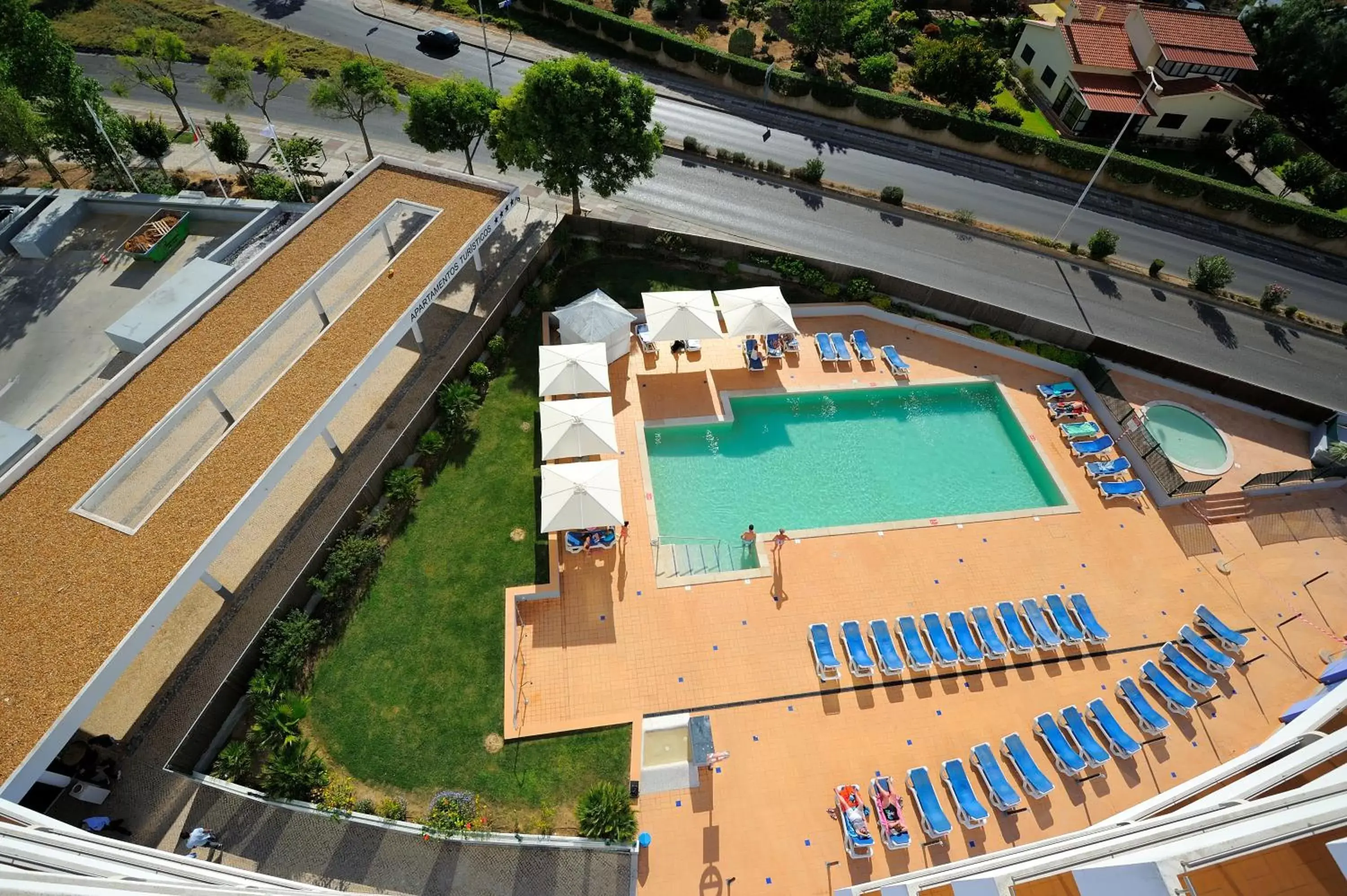 Swimming pool, Bird's-eye View in Oceano Atlantico Apartamentos Turisticos