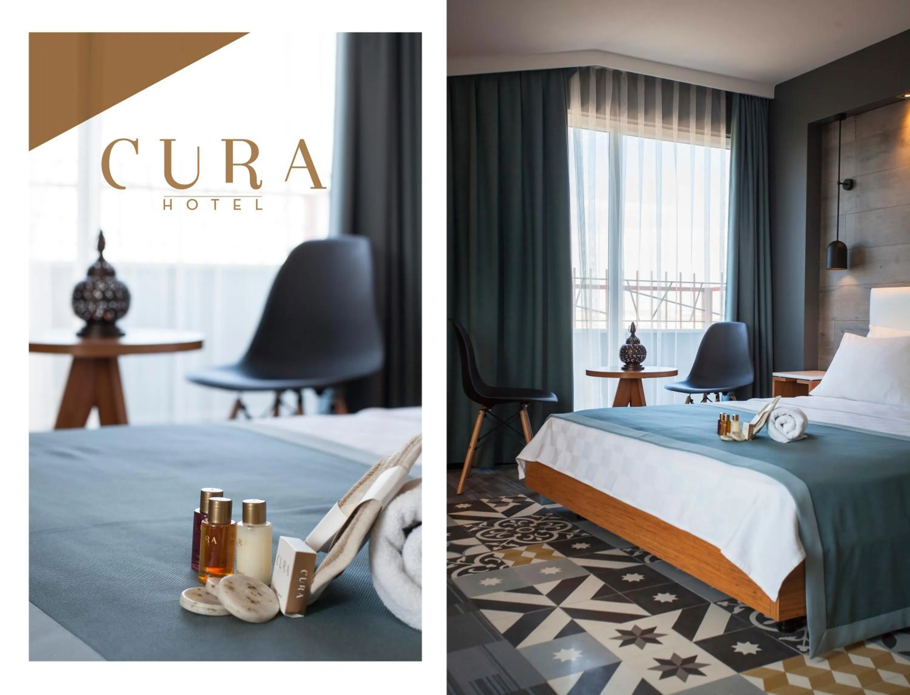 Decorative detail, Bed in Hotel Cura