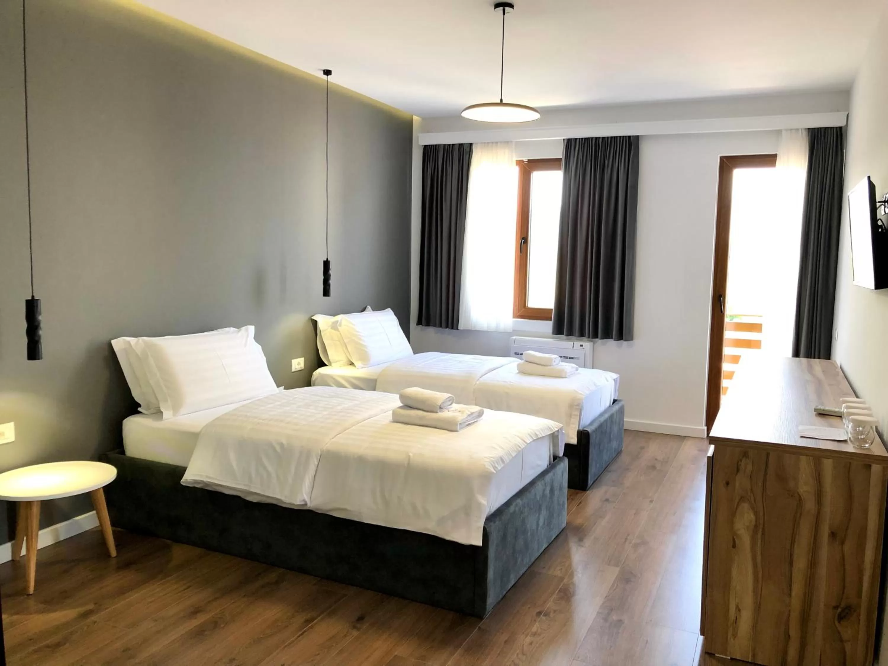 Bed in Grand Hotel Pogradec