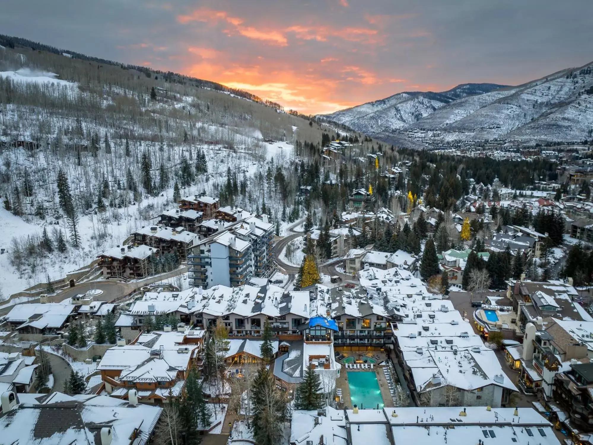 Property building, Bird's-eye View in Lodge at Vail Condominiums