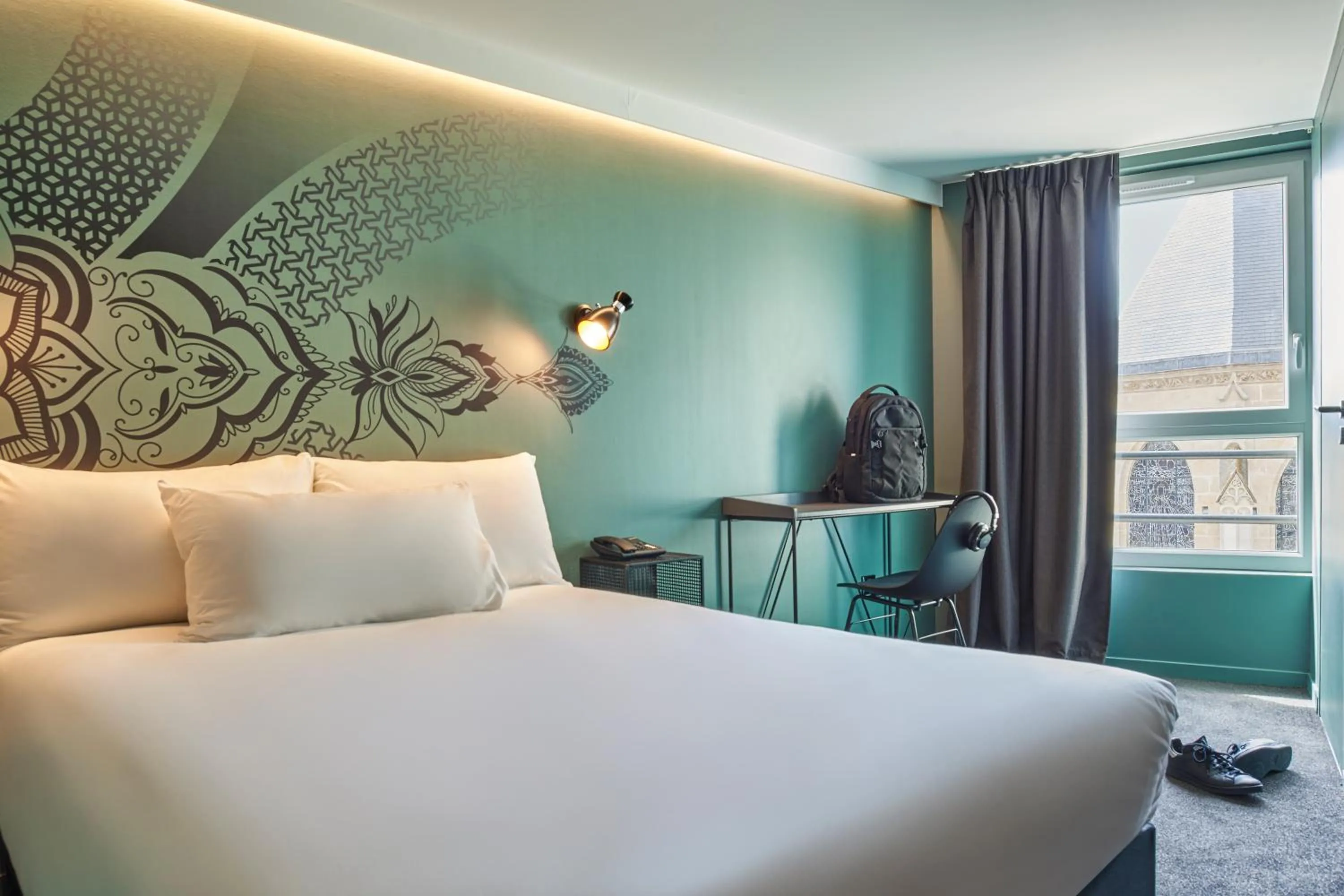 Photo of the whole room, Bed in Ibis Styles Paris Gare de l'Est Magenta