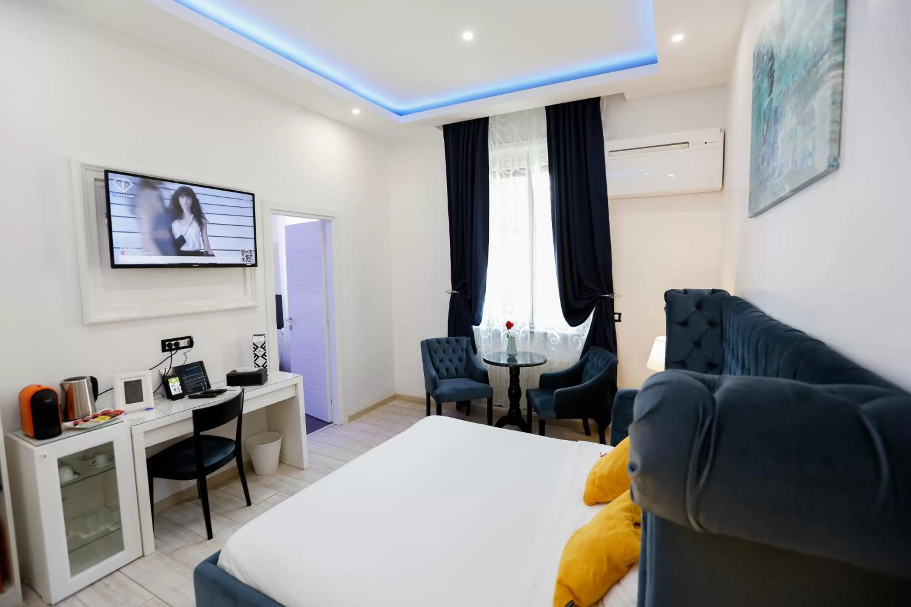 Bed in Escape Luxury Suite - CA Domus Collection