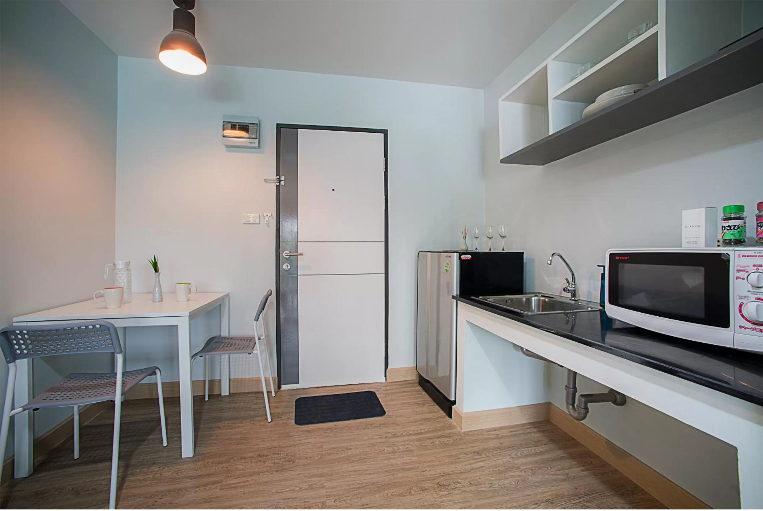 Kitchen or kitchenette in Vanilla Residence Chiangmai