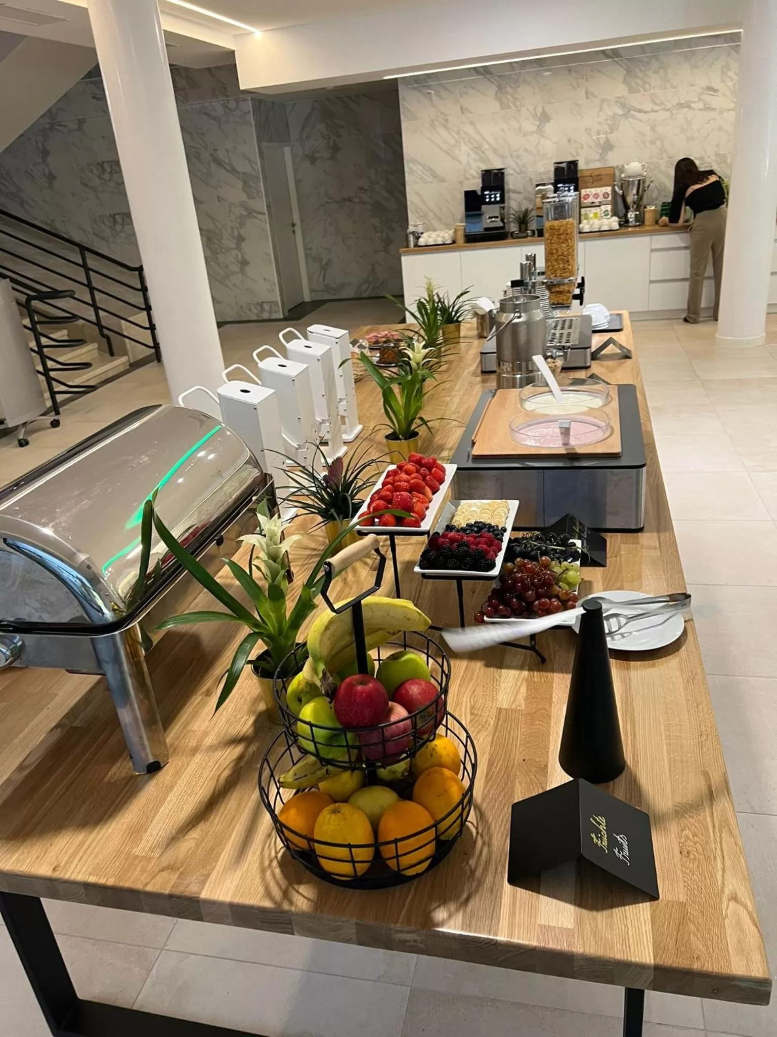 Breakfast in Gartenhotel Altmannsdorf