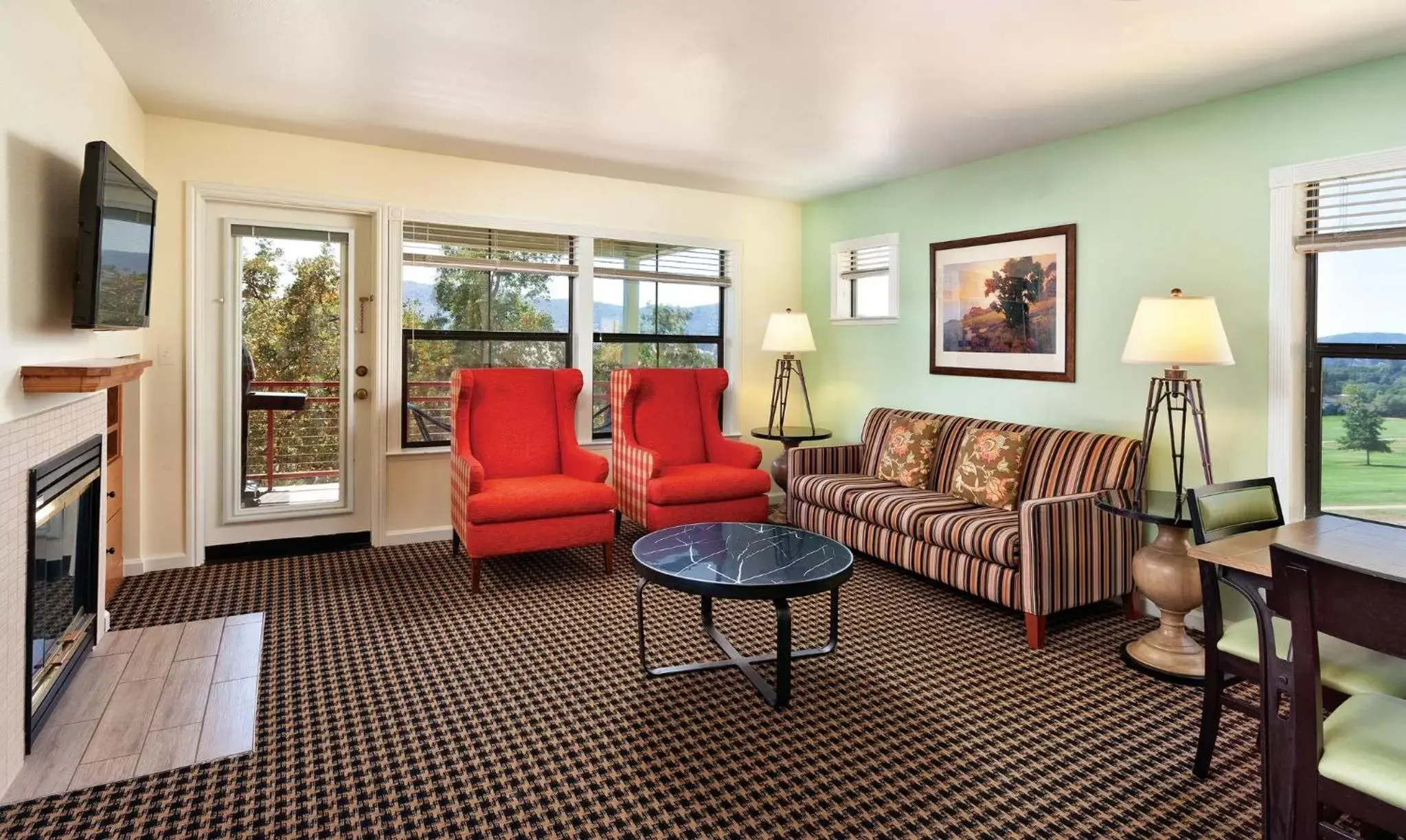 Living room, Seating Area in WorldMark Angels Camp