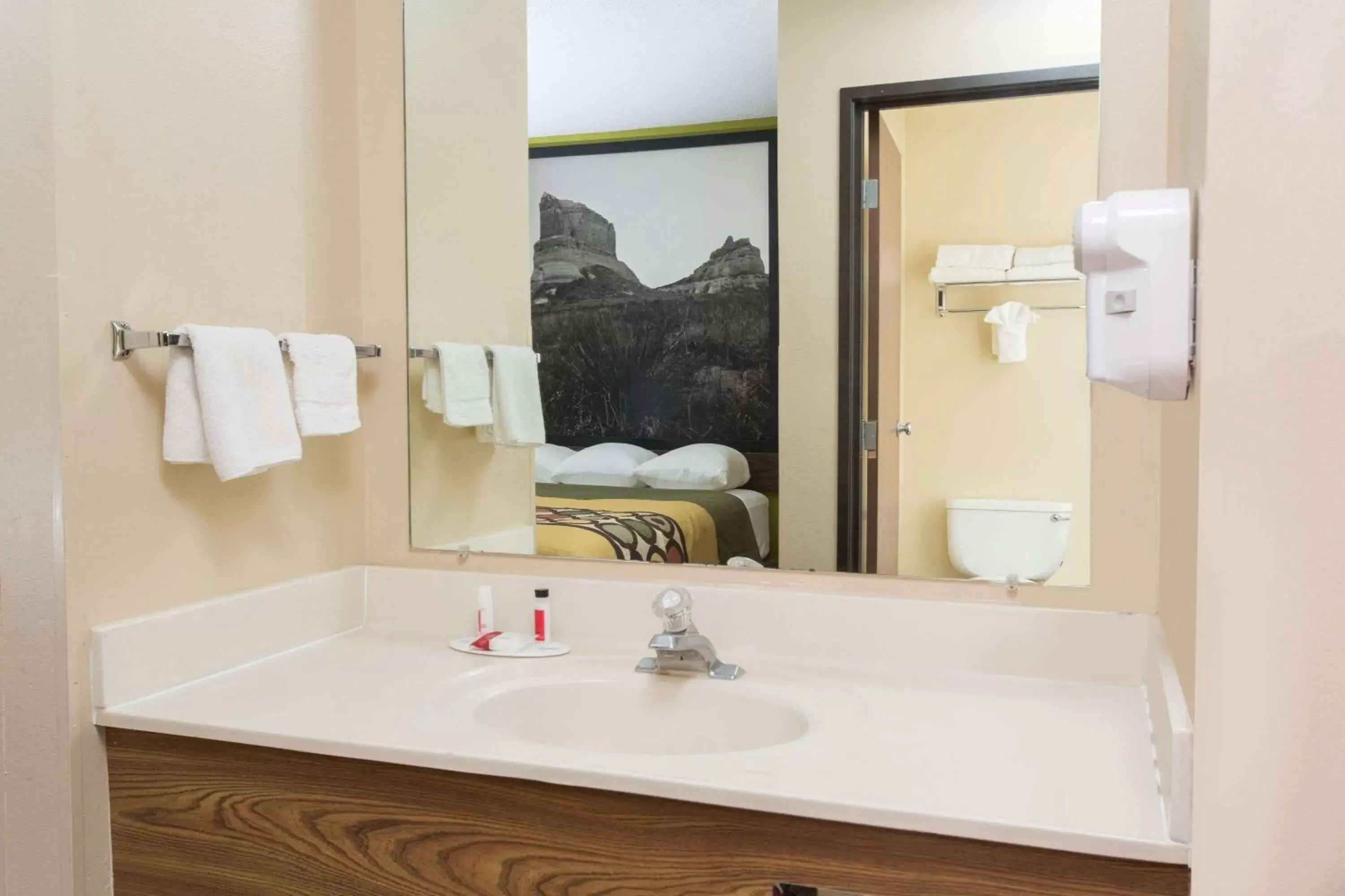 Bathroom in Super 8 by Wyndham Chadron NE