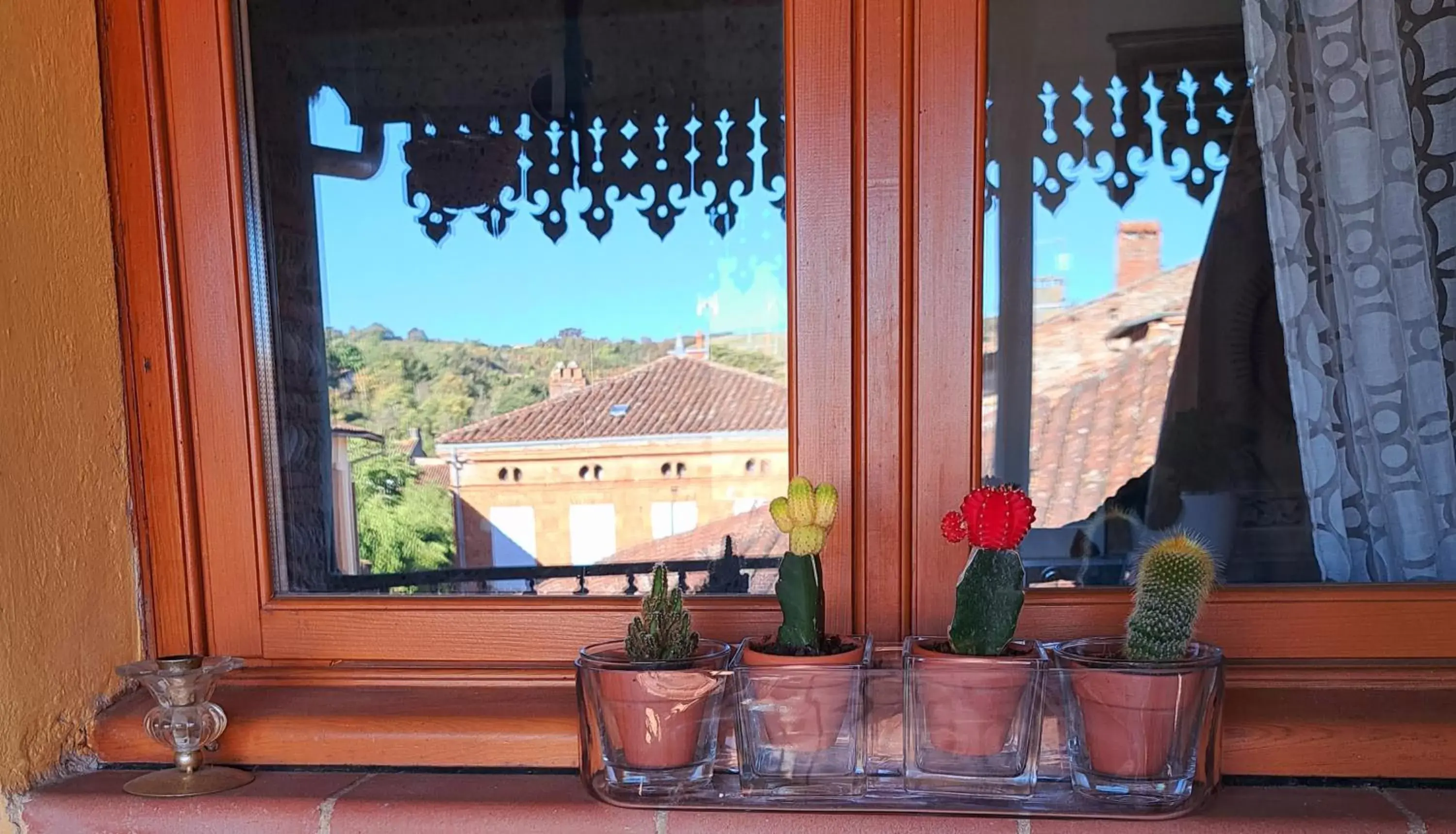 Balcony/Terrace in La Loggia - chambres d'hôtes