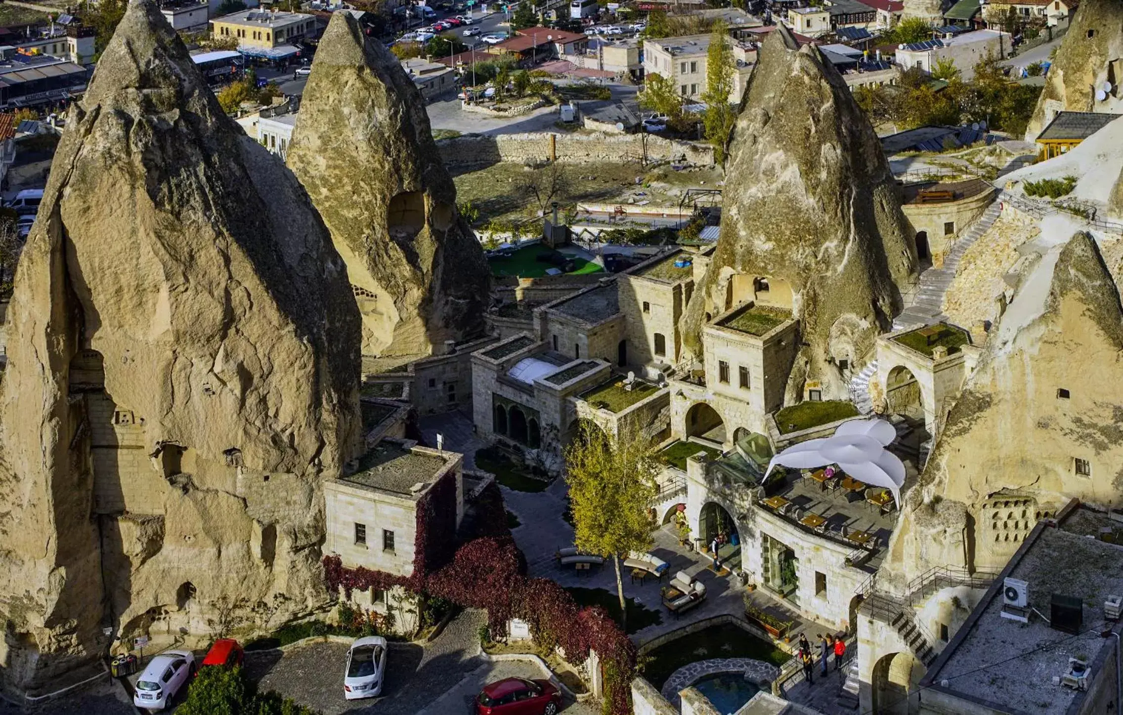 Bird's eye view, Bird's-eye View in Anatolian Houses Cave Hotel & SPA