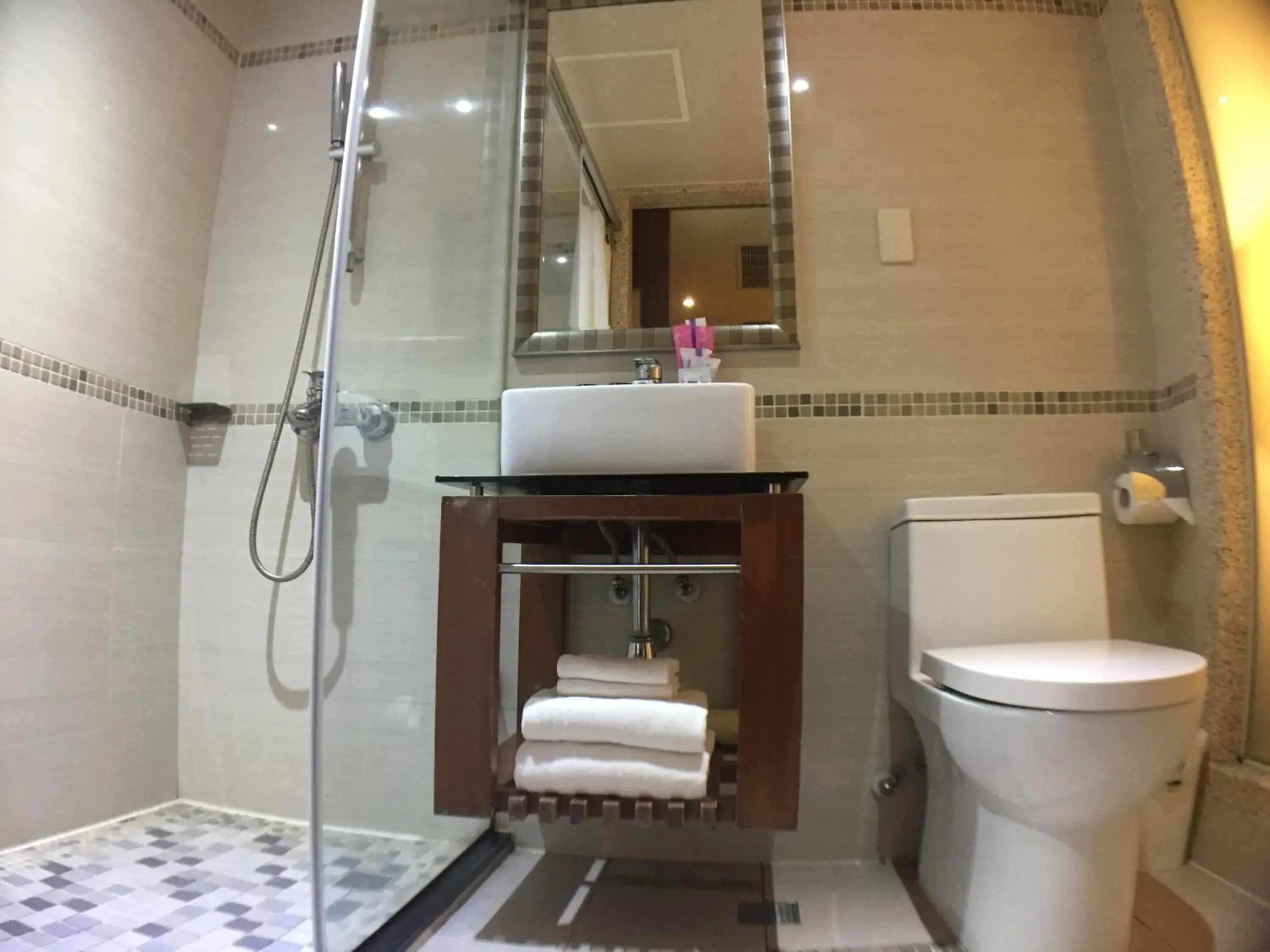 Bathroom in Paris Business Hotel