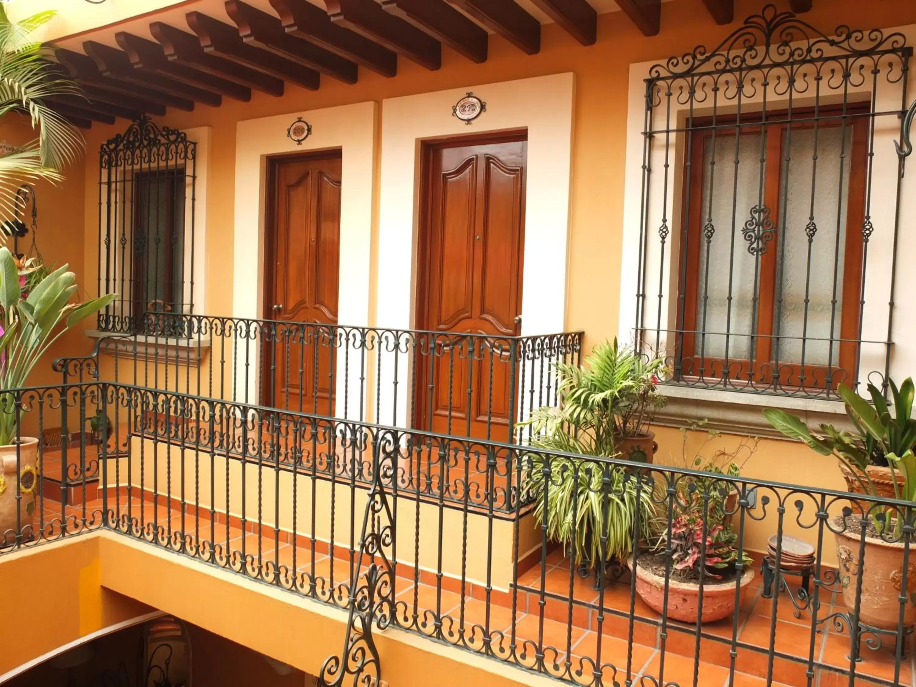 Balcony/Terrace in Hotel Boutique Parador San Miguel Oaxaca