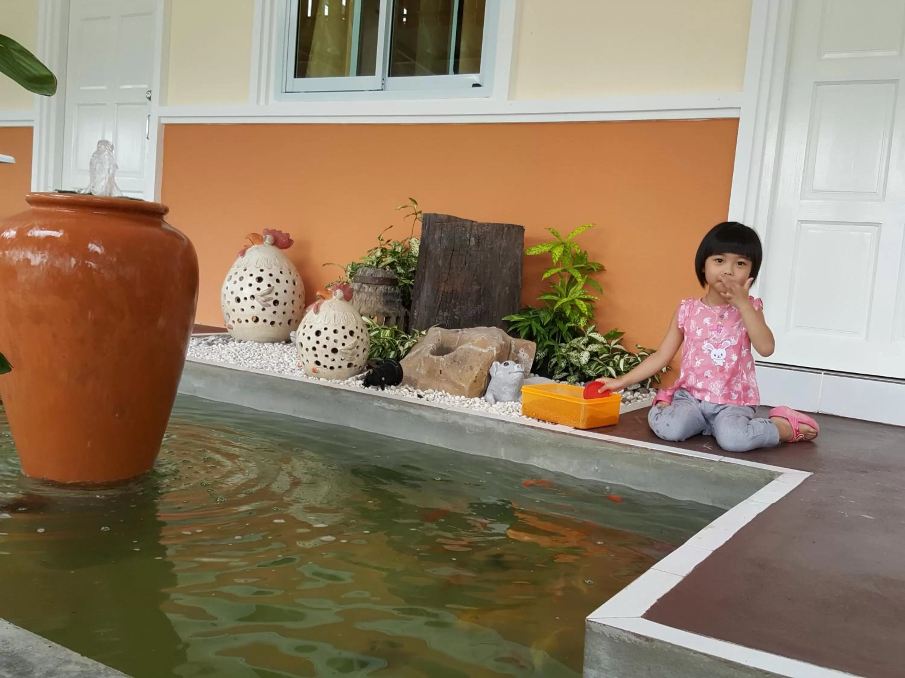 Garden in Fancy Carp Resort