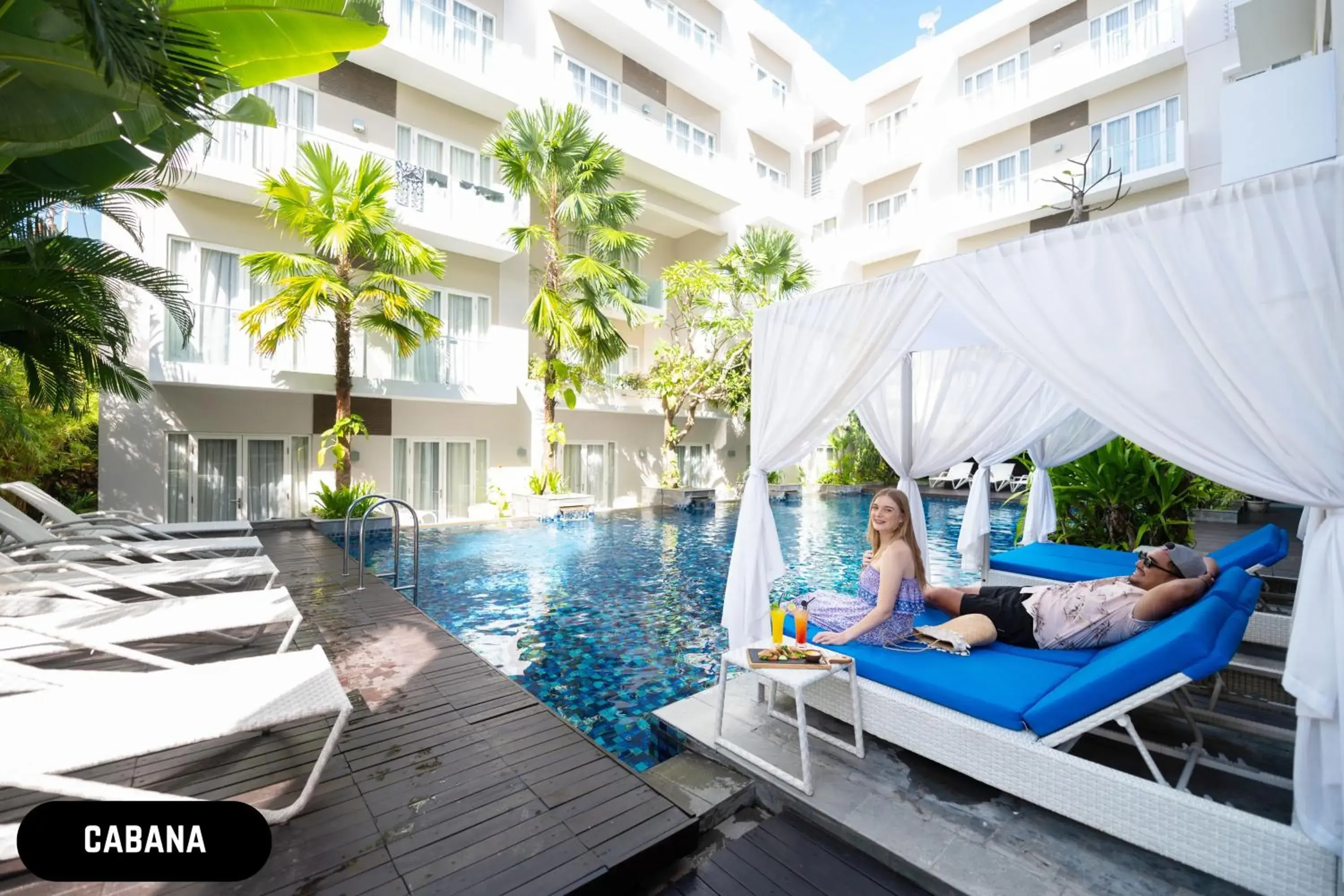 Swimming Pool in Grand Ixora Kuta Resort