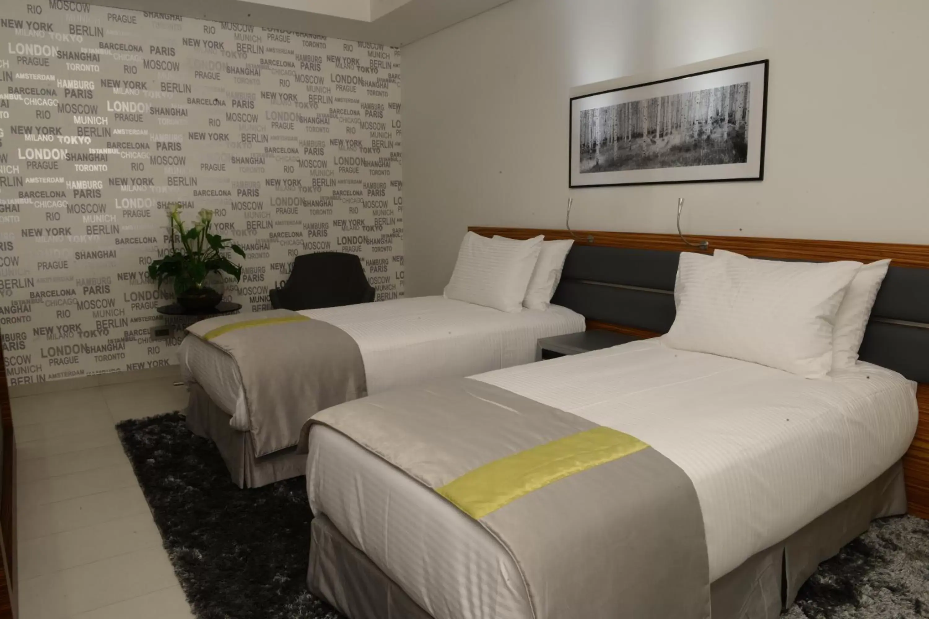Bed, Room Photo in Warwick Stone 55 Hotel Beirut