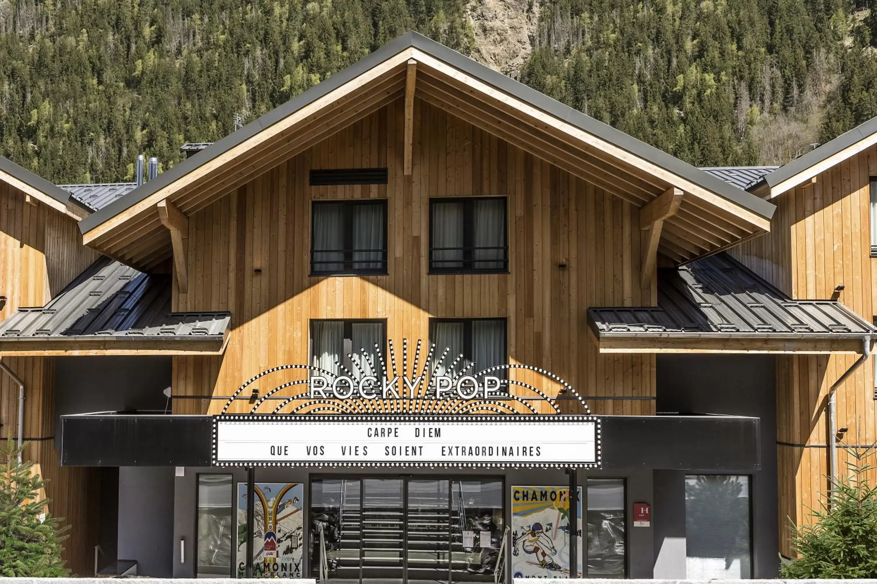 Facade/entrance in RockyPop Chamonix - Les Houches