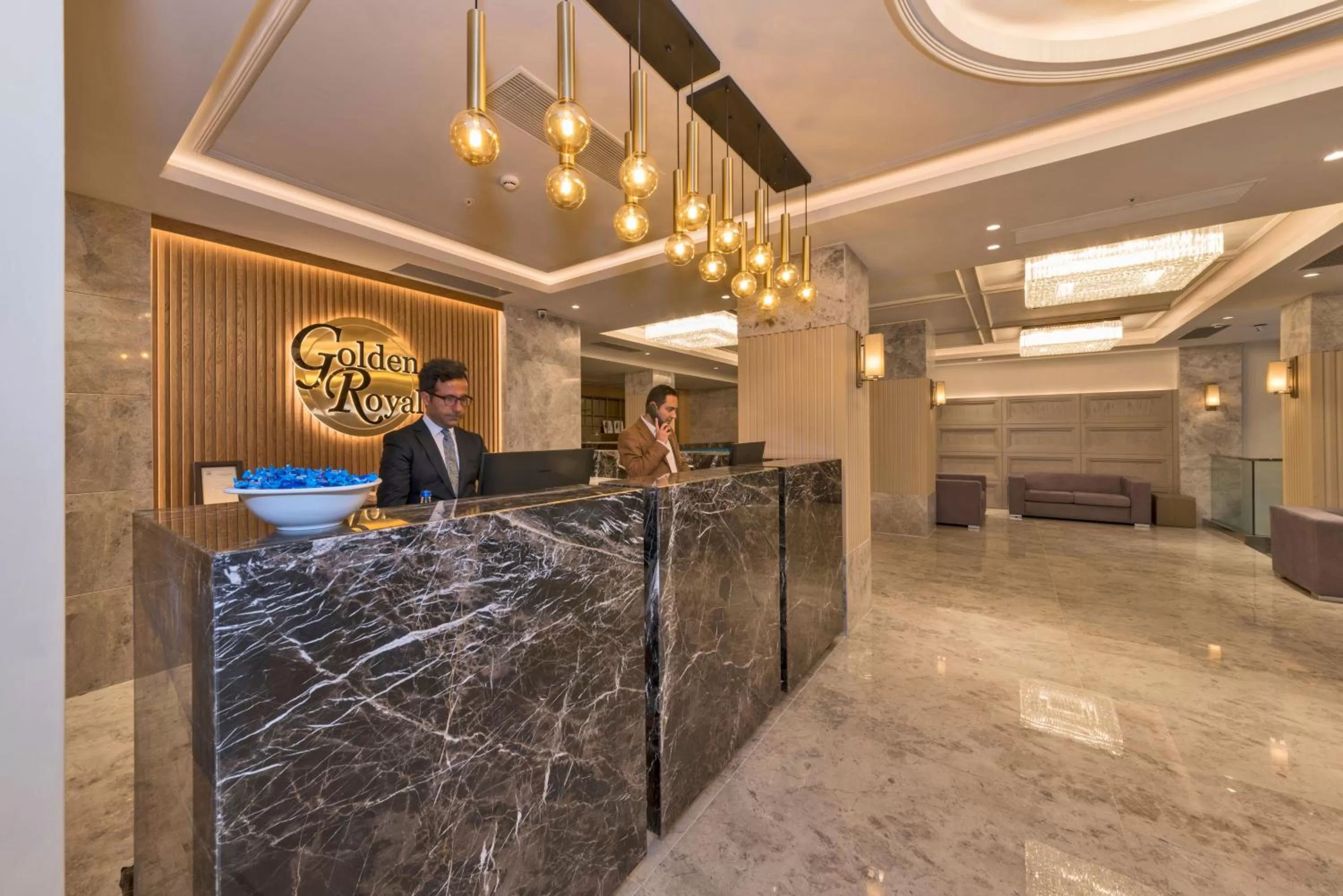 Staff, Lobby/Reception in Golden Royal Hotel