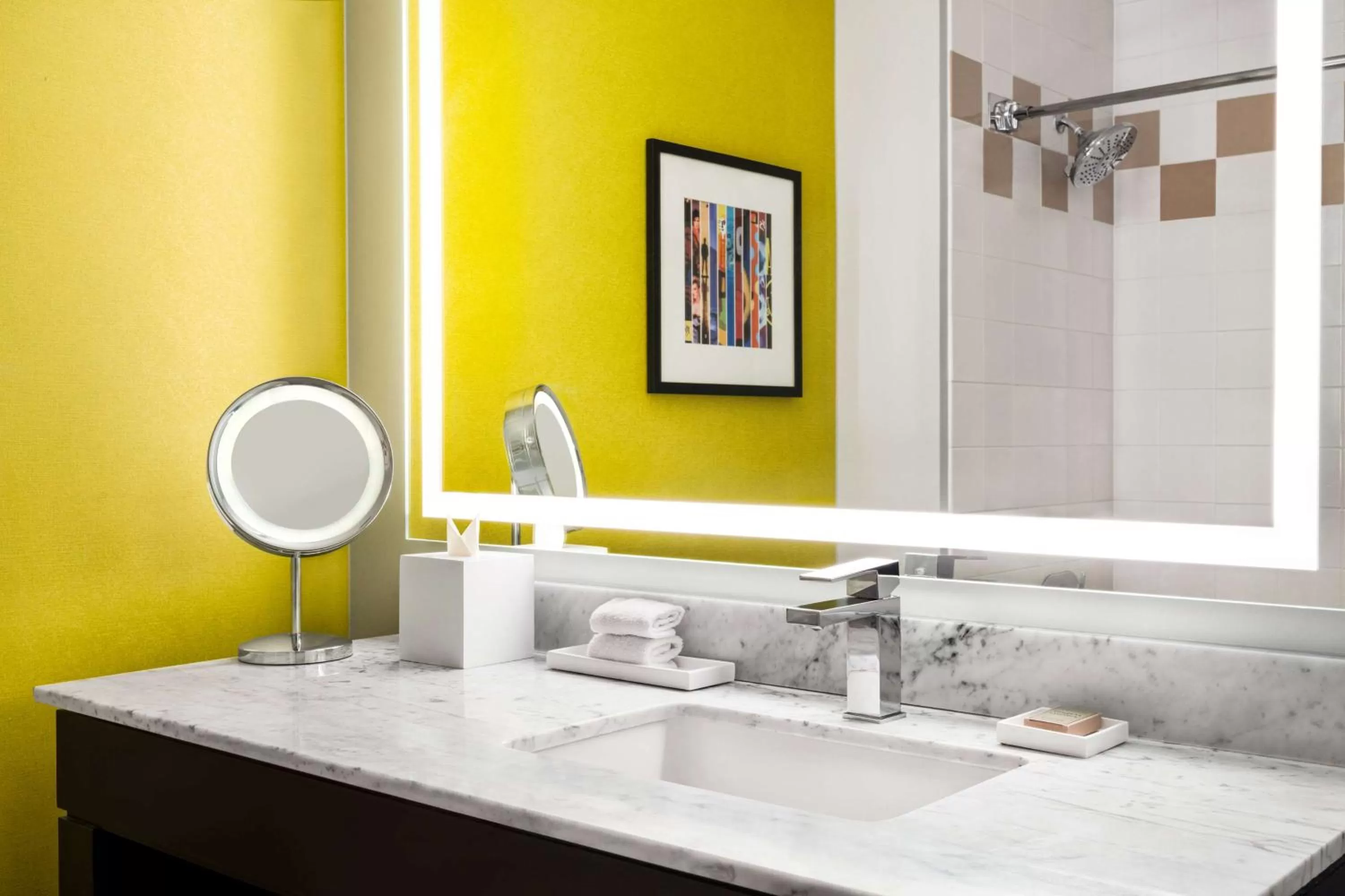 Bathroom in Hilton Motif Seattle