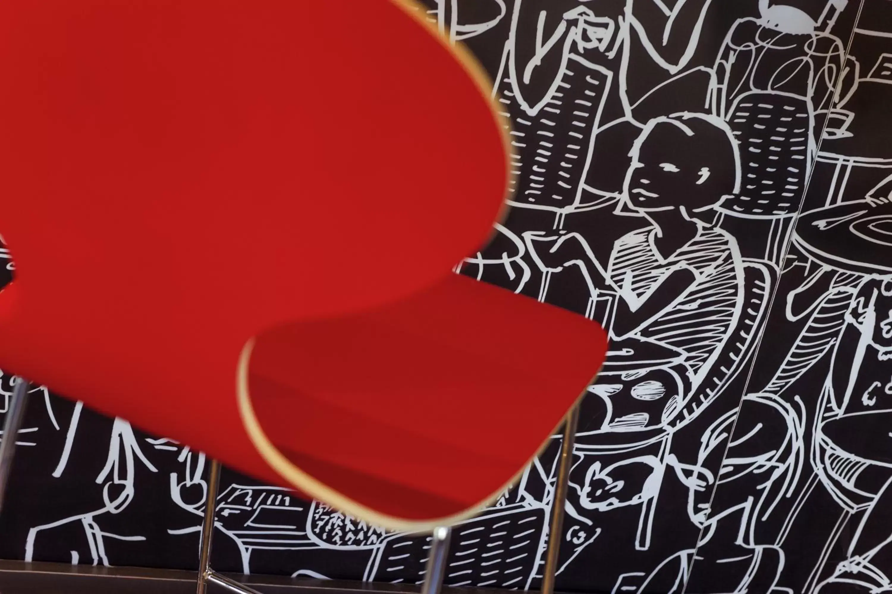 Decorative detail, Seating Area in ibis Hotel Brussels Airport