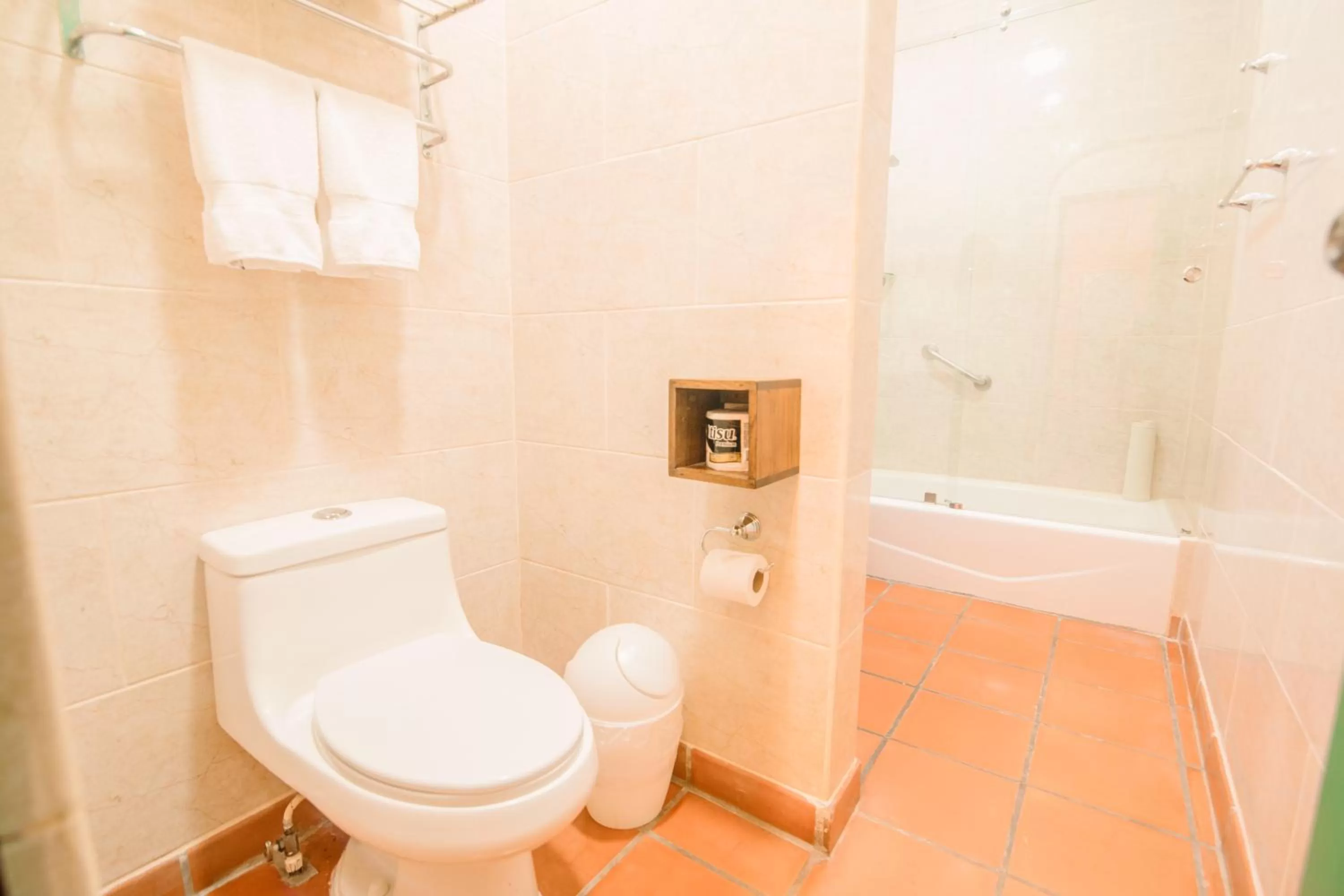 Toilet in Hotel El Convento Leon Nicaragua