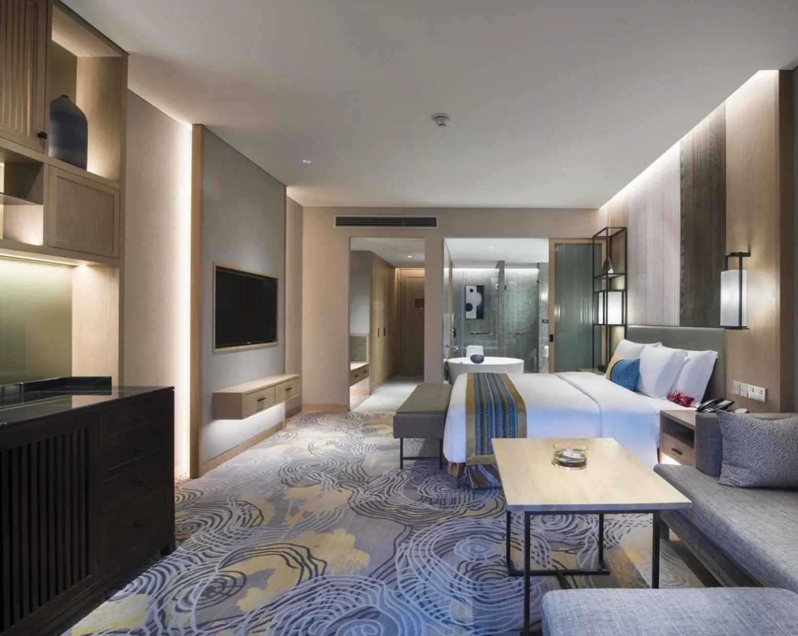 Bed in Crowne Plaza - Kunming Ancient Dian Town by IHG