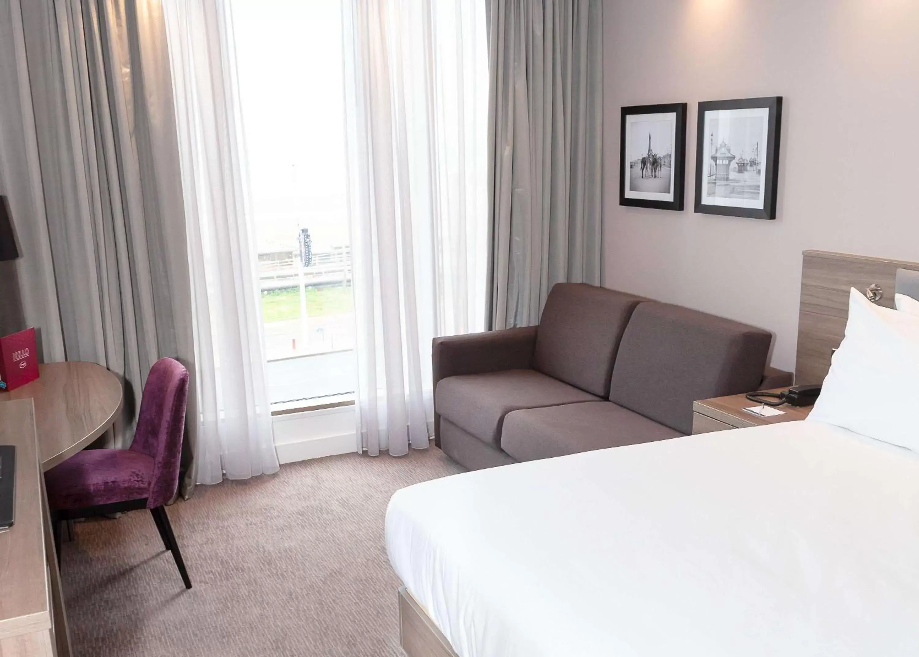 Bedroom, Seating Area in Hampton By Hilton Blackpool