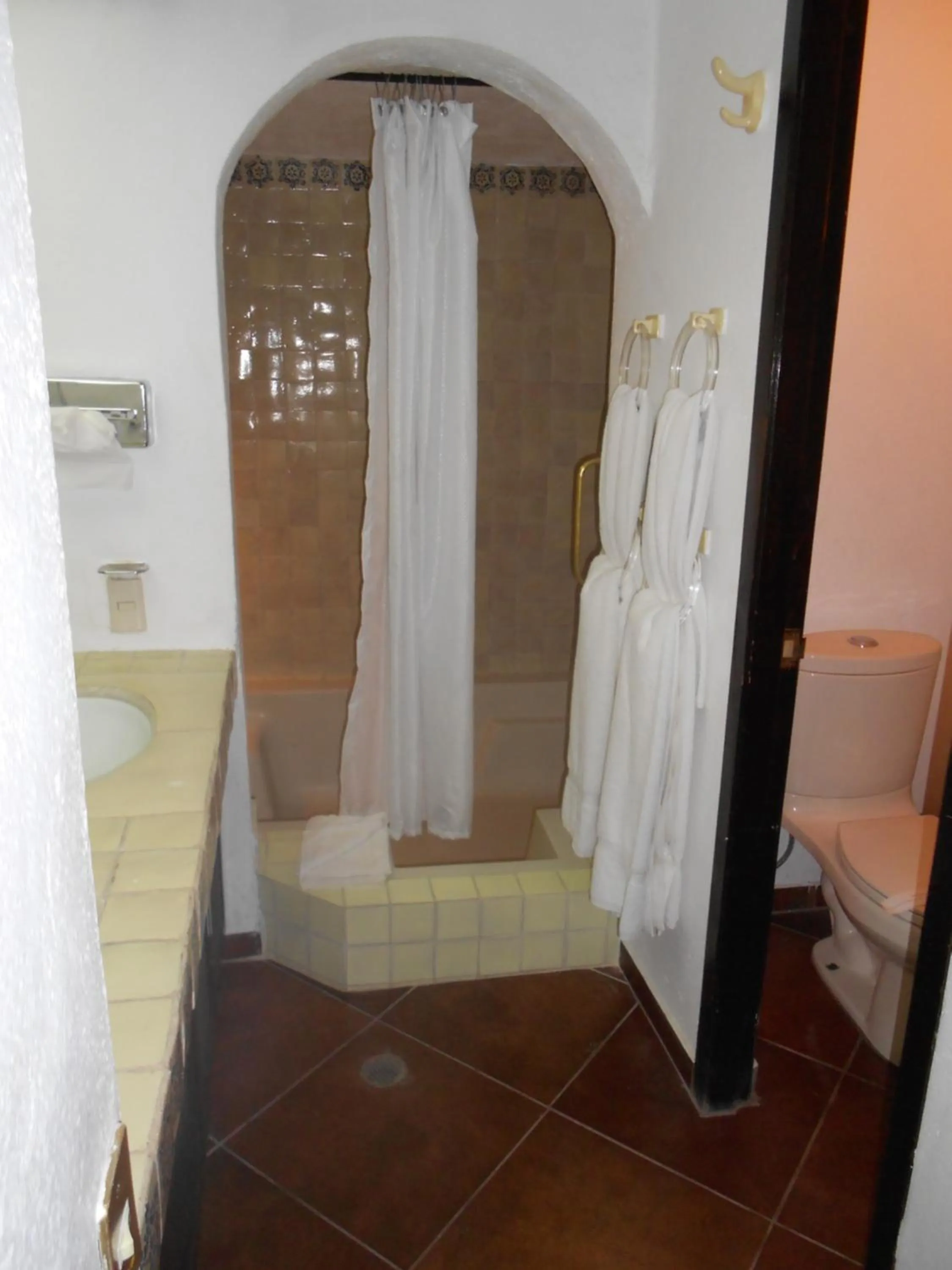 Bathroom in Hotel Hacienda Taboada (Aguas Termales)