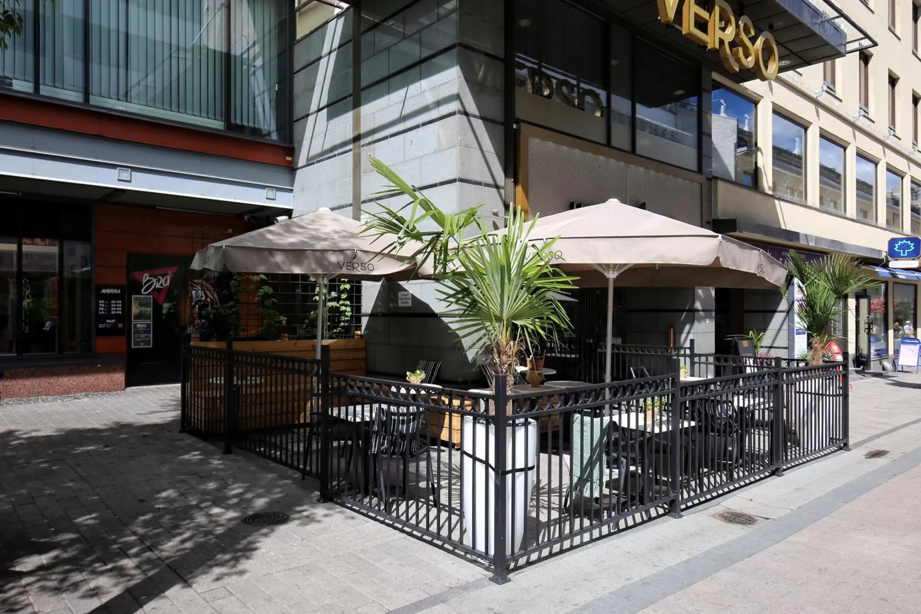 Patio in Hotel Verso