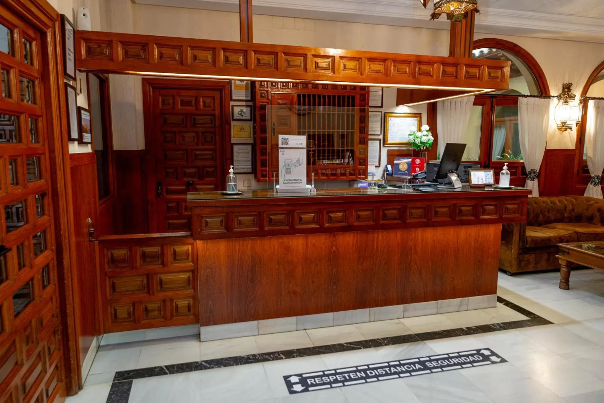 Lobby or reception in Hotel Santa Isabel Lobby or reception in Hotel Santa Isabel