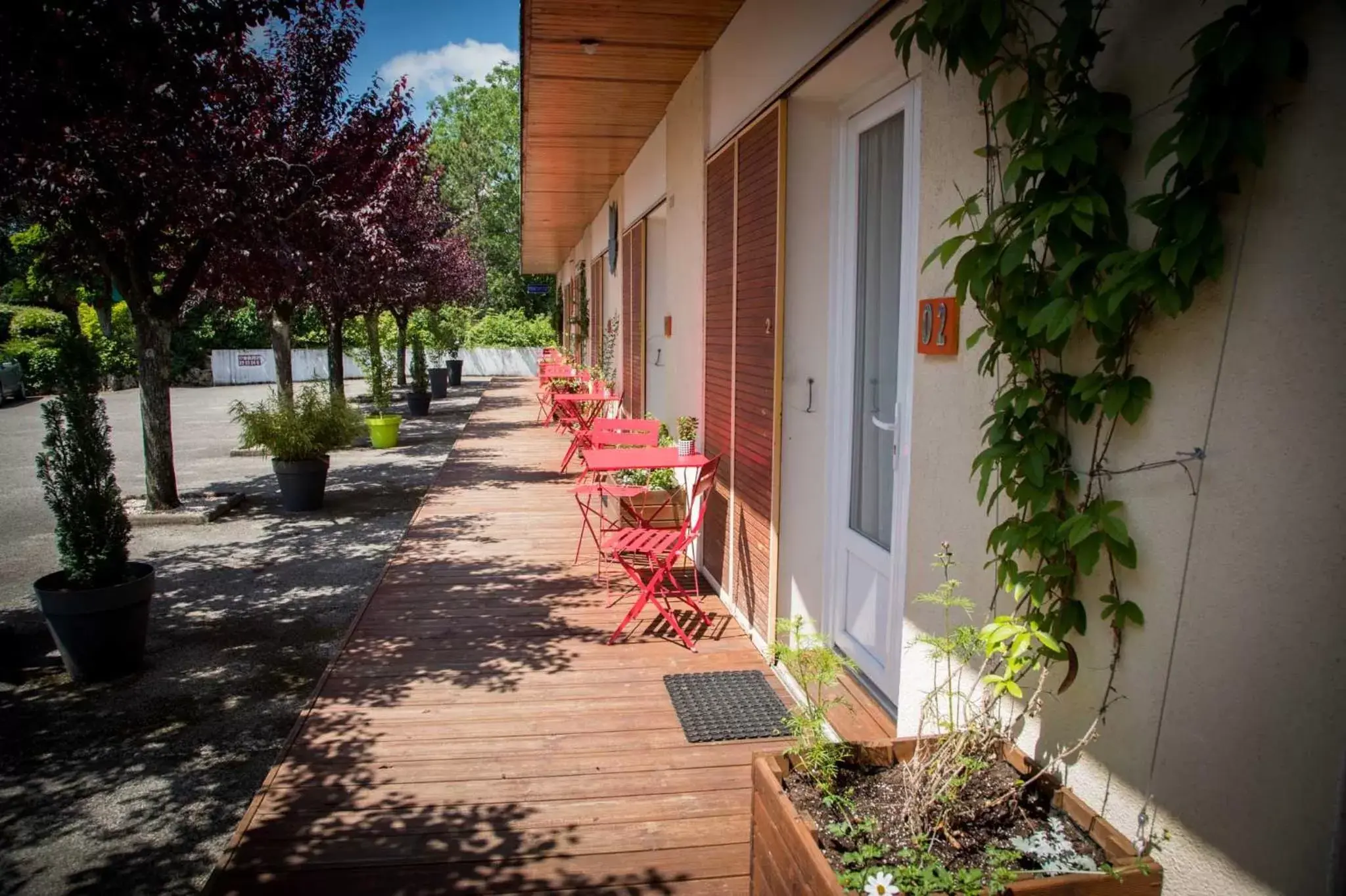 Property building in Hôtel Les Hauts de Meursault Property building in Hôtel Les Hauts de Meursault