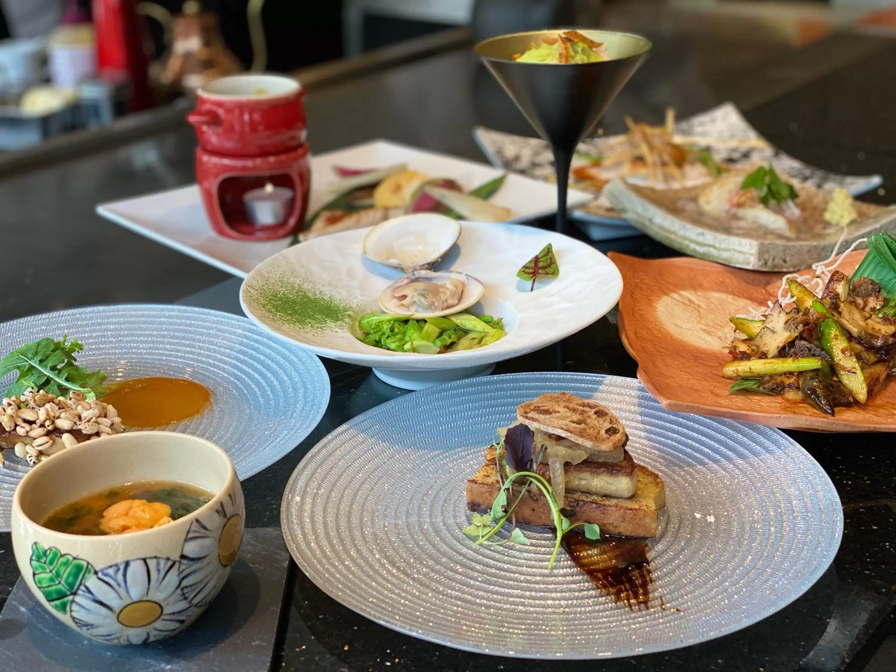 Dinner in Hotel Trusty Osaka Abeno