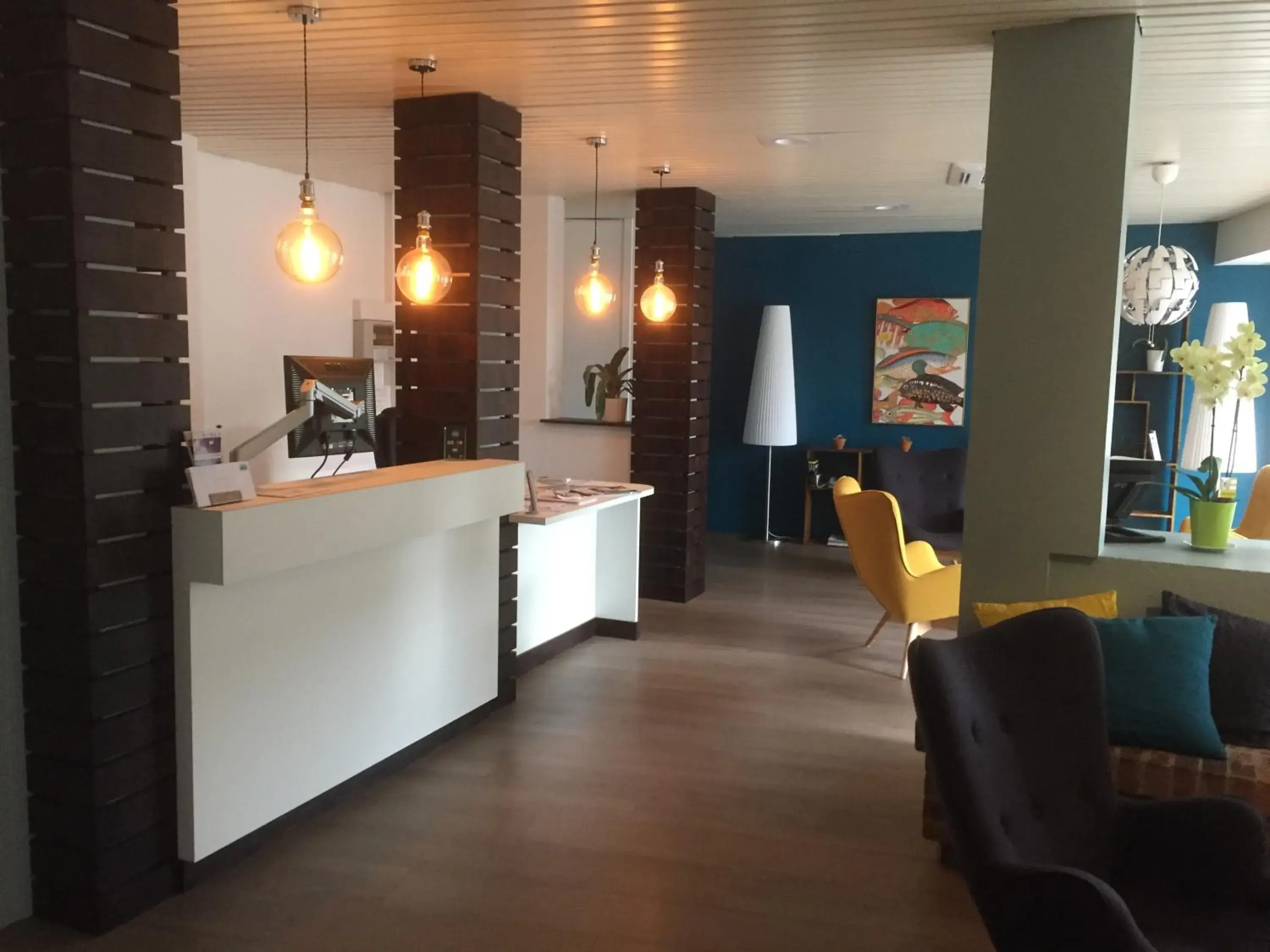 Lobby/Reception in Hotel Restaurant Saint-Benoit