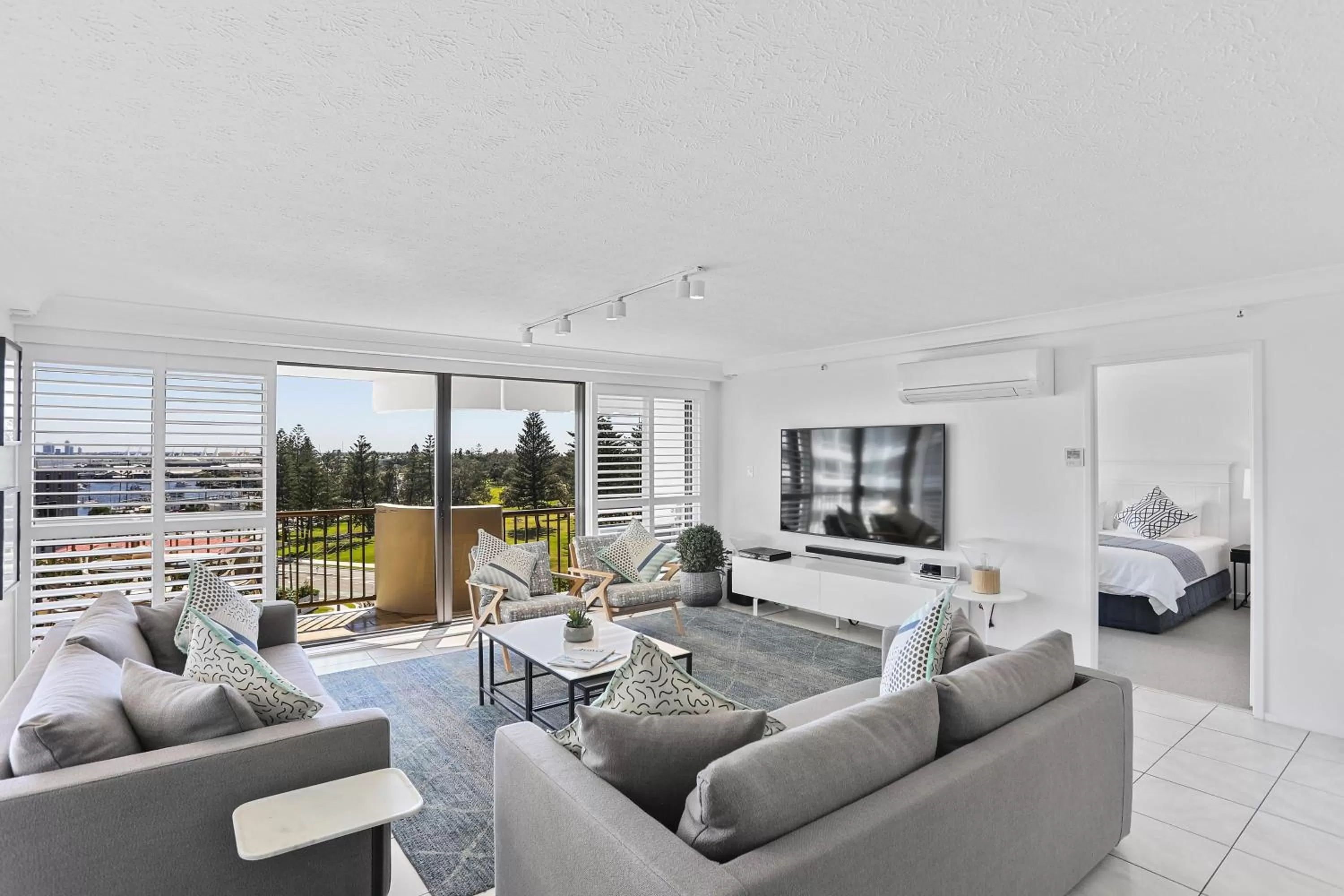 Living room in De Ville Apartments