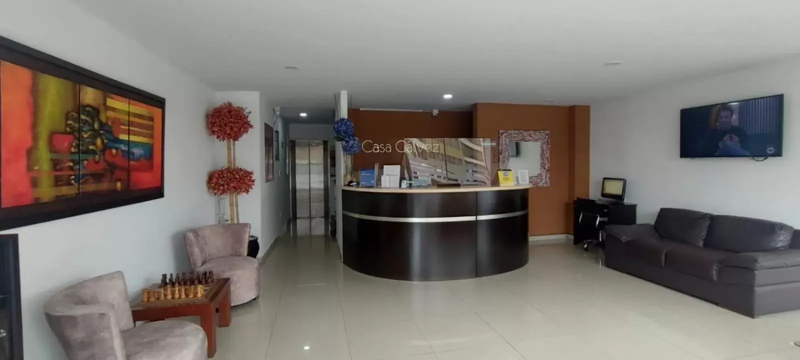 Lobby/Reception in Hotel Casa Galvez