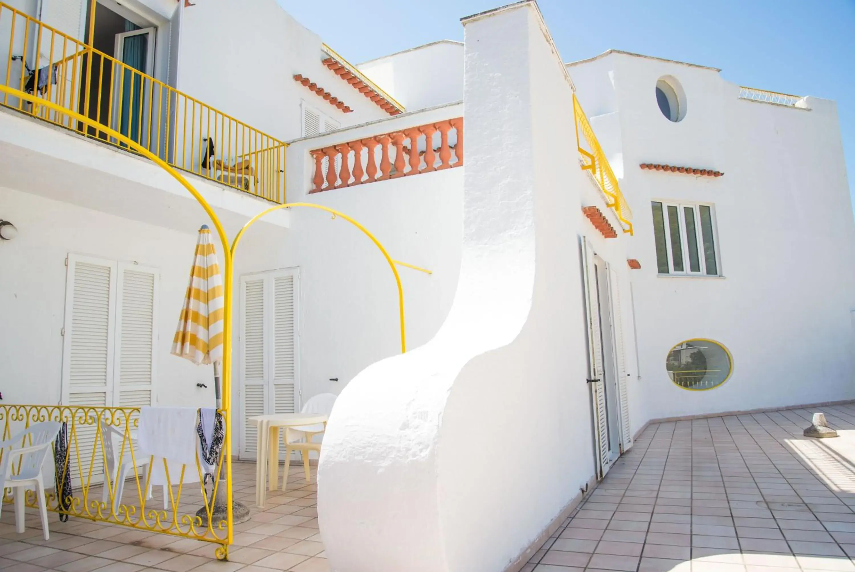 Balcony/Terrace in Hotel Internazionale