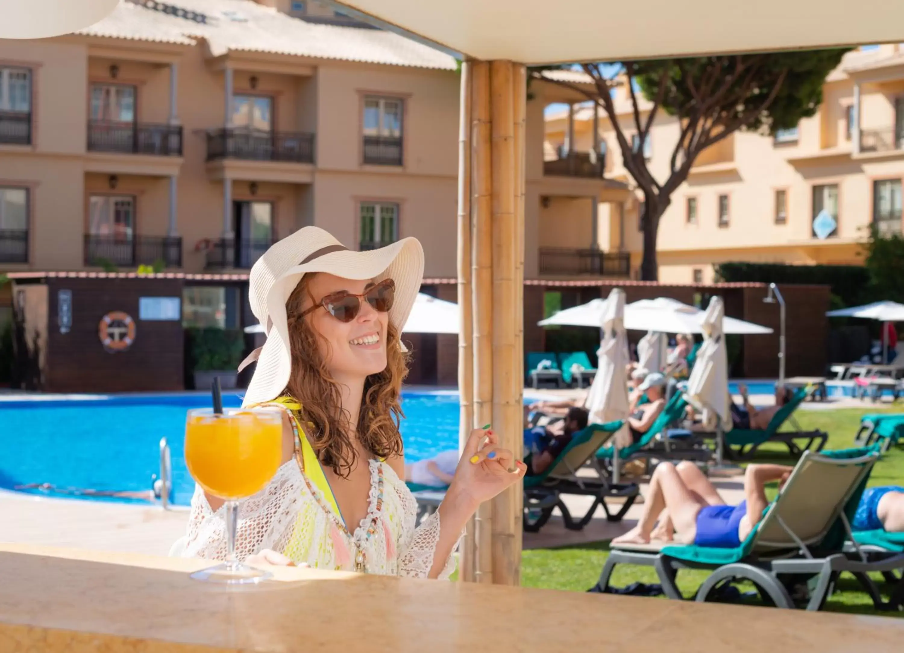 People, Swimming Pool in Aqua Pedra Dos Bicos Design Beach Hotel - Adults Only